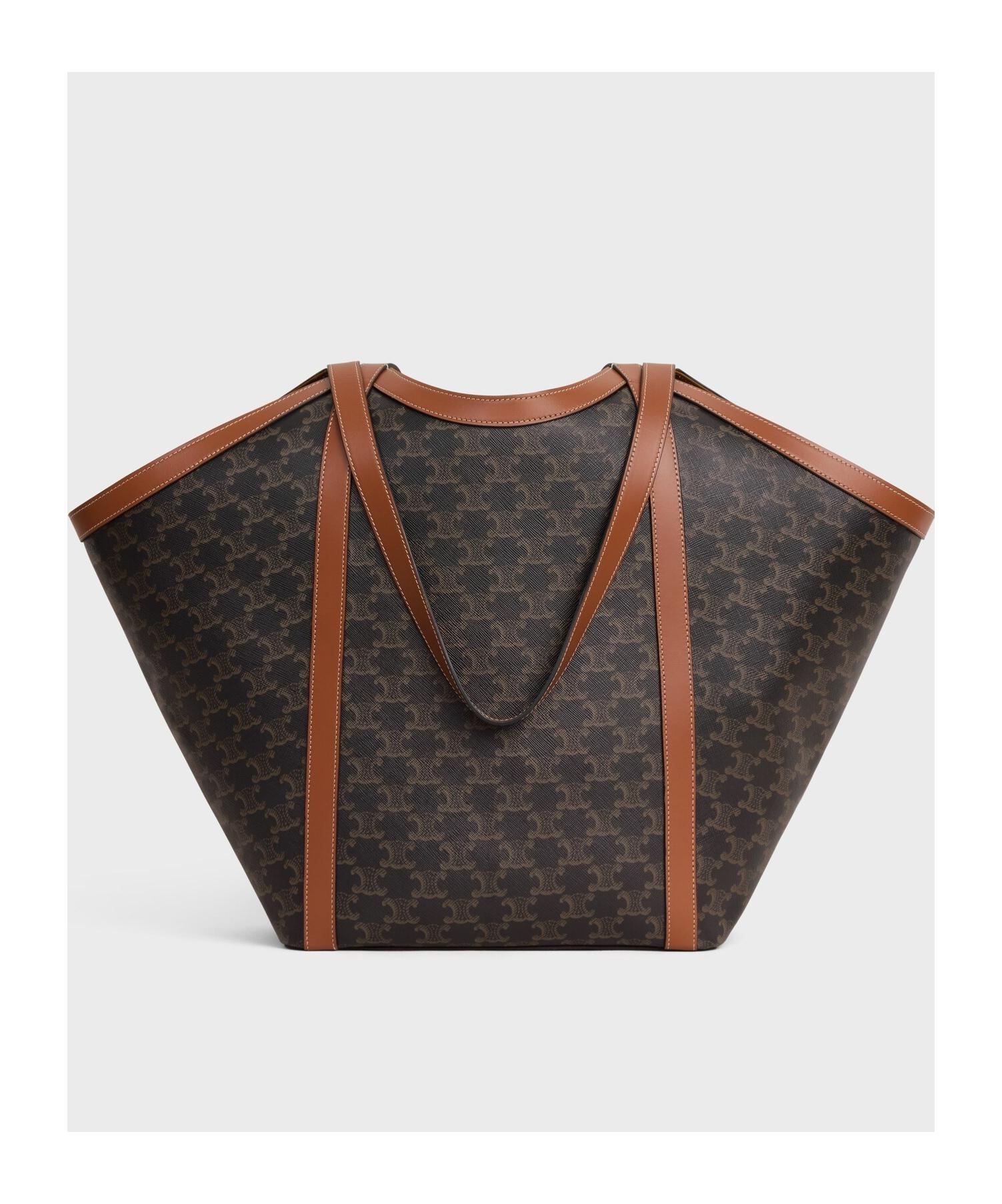 Celine Large Cabas in Brown | Lyst