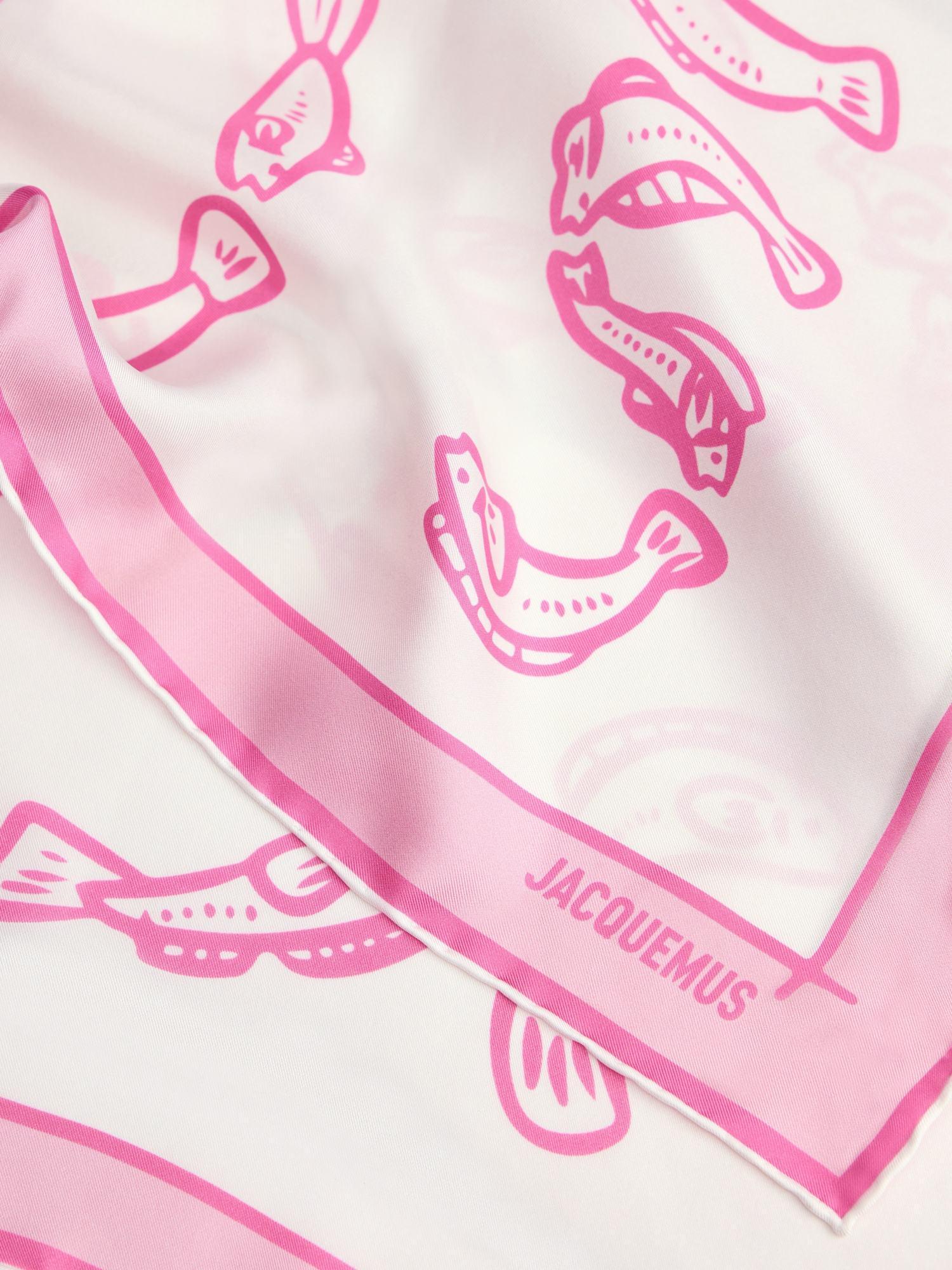 Jacquemus The Pesco Bandana in Pink | Lyst