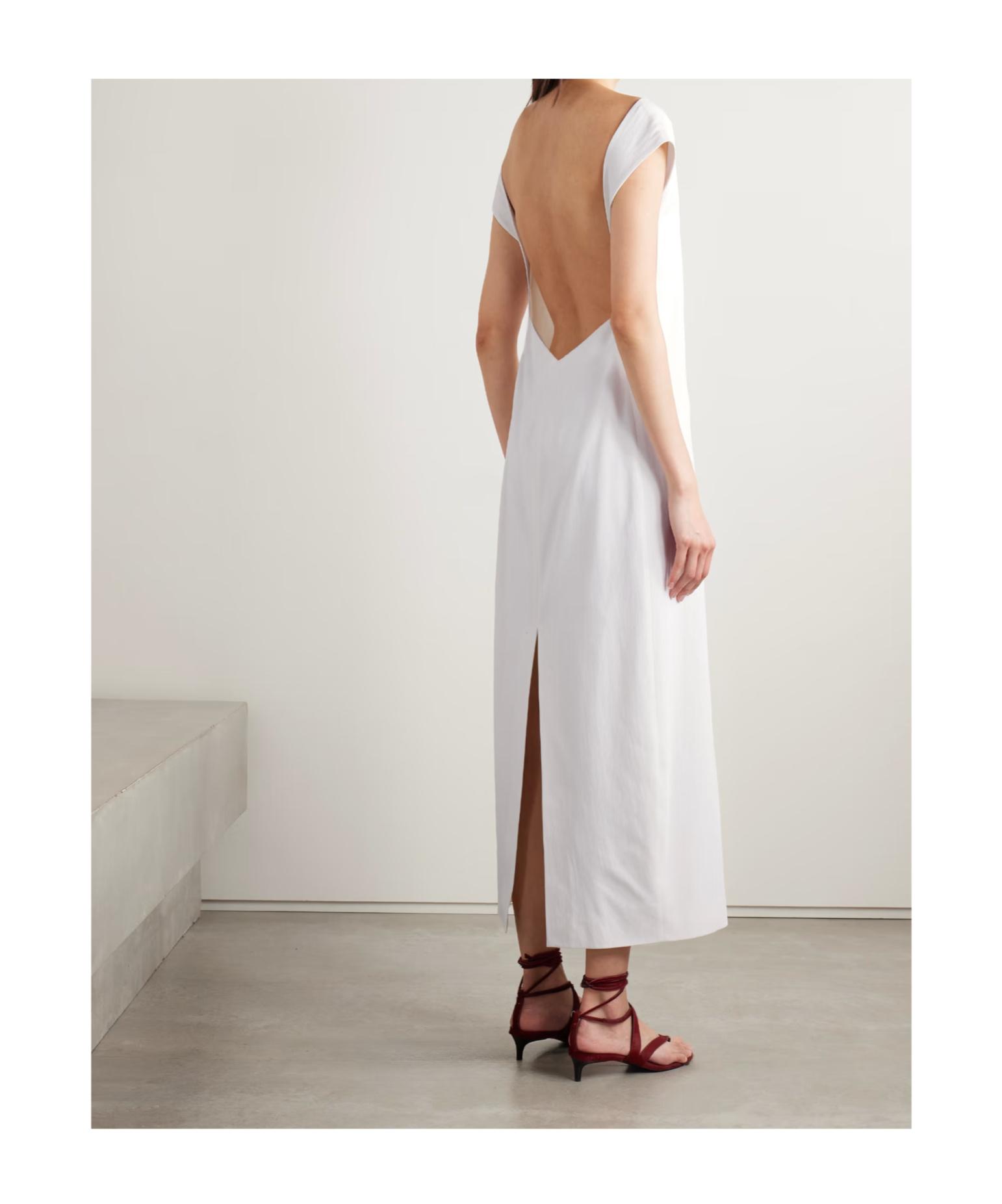 khaite backless dress Khaite