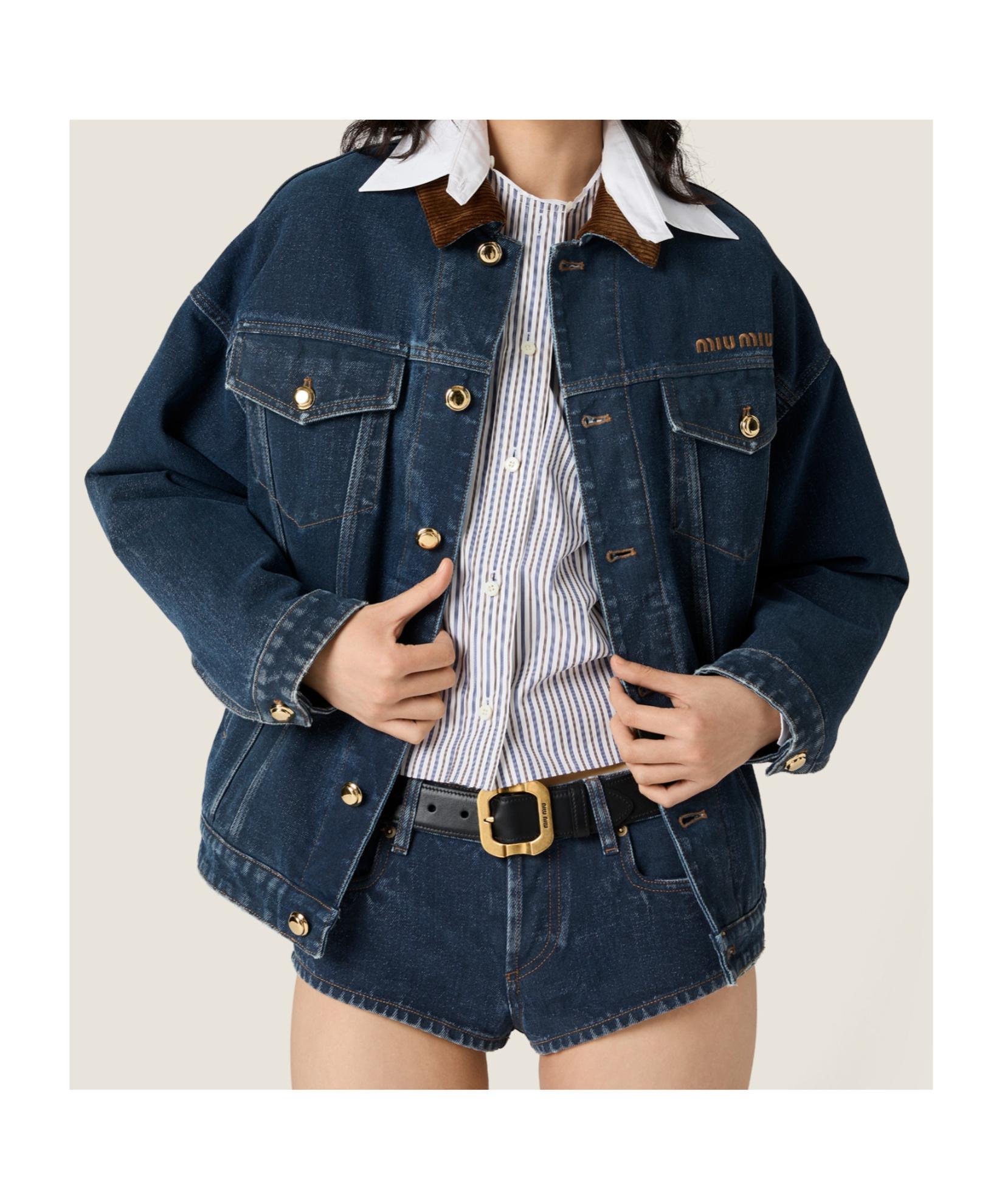 Miu Miu Jean and denim jackets for Women | Online Sale up to