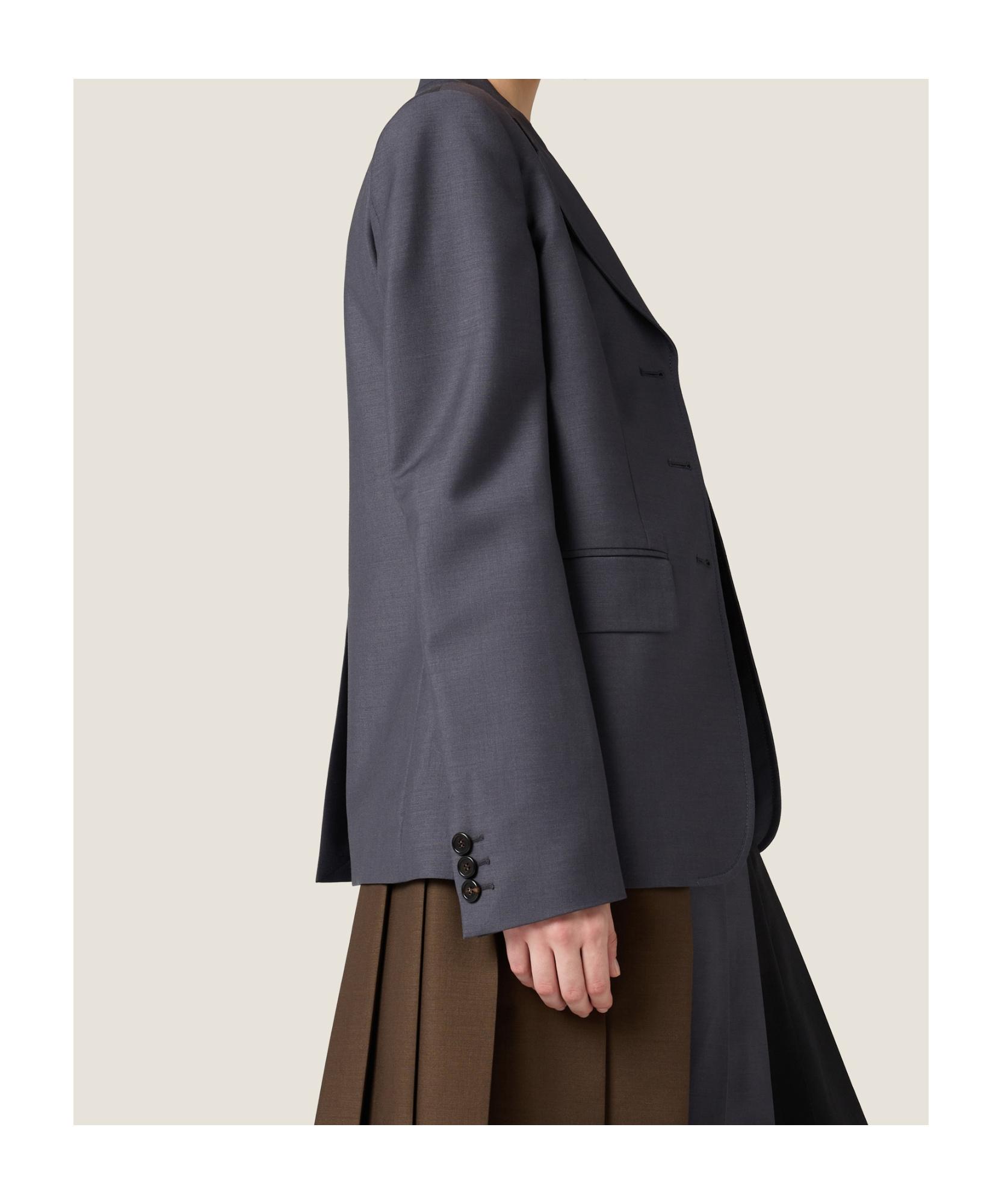 【送料&関税込】Miu Miu Single-breasted Jacket In Kid Mohair Black Embroidered Single-breasted Kid Mohair Jacket | Miu Miu