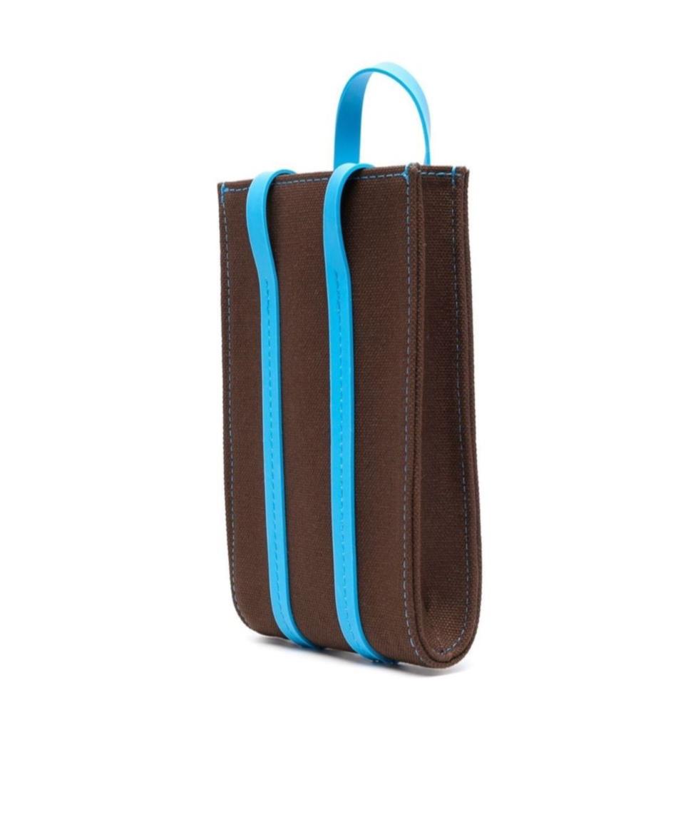 ★SUNNEI★ Micro Parallelepipedo Tote Bag Chocolate Blue CAC ☆SUNNEI☆ Micro Parallelepipedo Tote Bag Chocolate Blue CAC