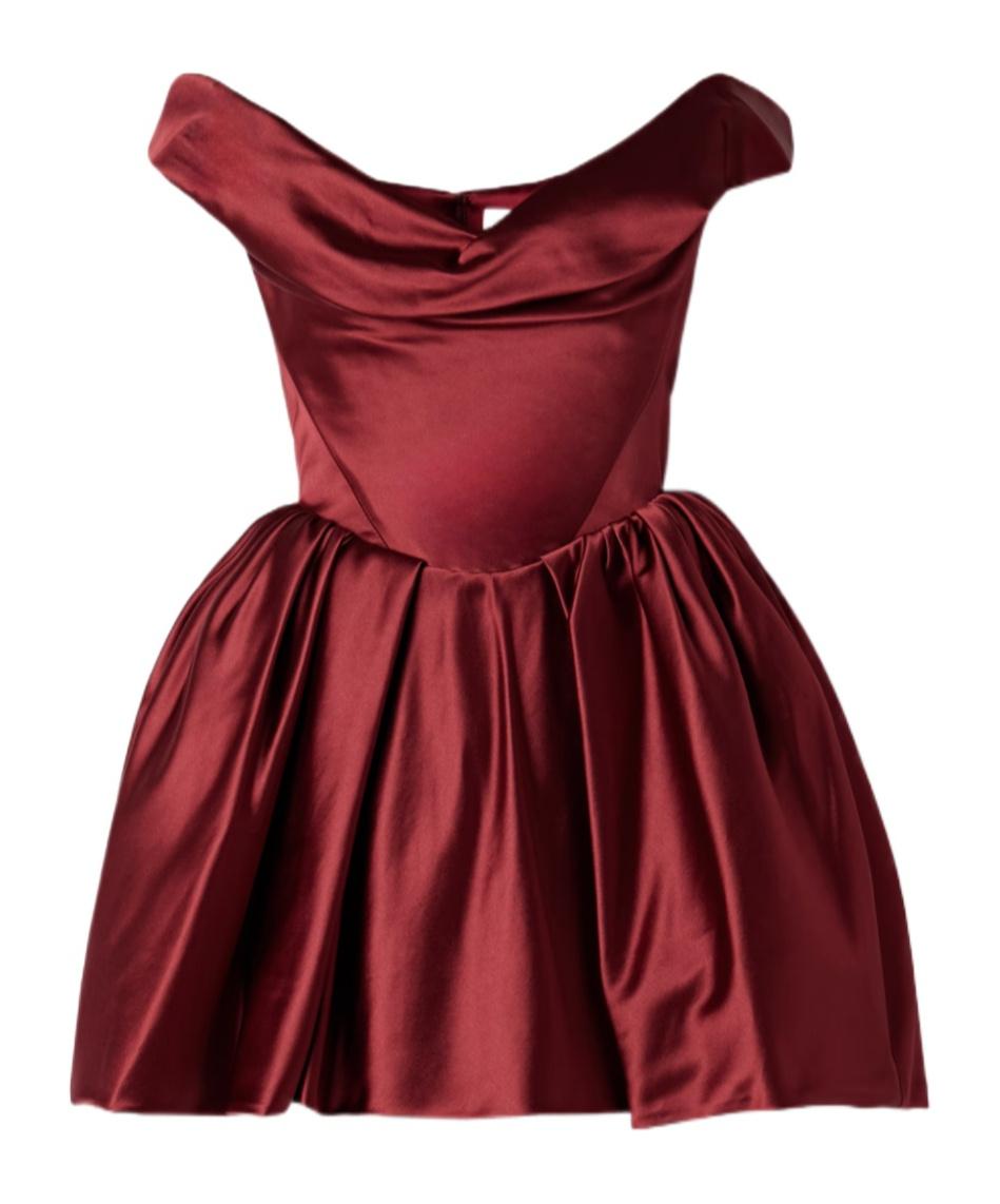 off the shoulder dress long dress Ladivine Long Formal Dress CA109 Magenta / 6 main image 0