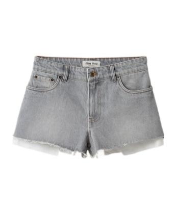 MiuMiu＊Denim shorts ウォッシュドデニム ショートパンツ＊送込 210.jpg