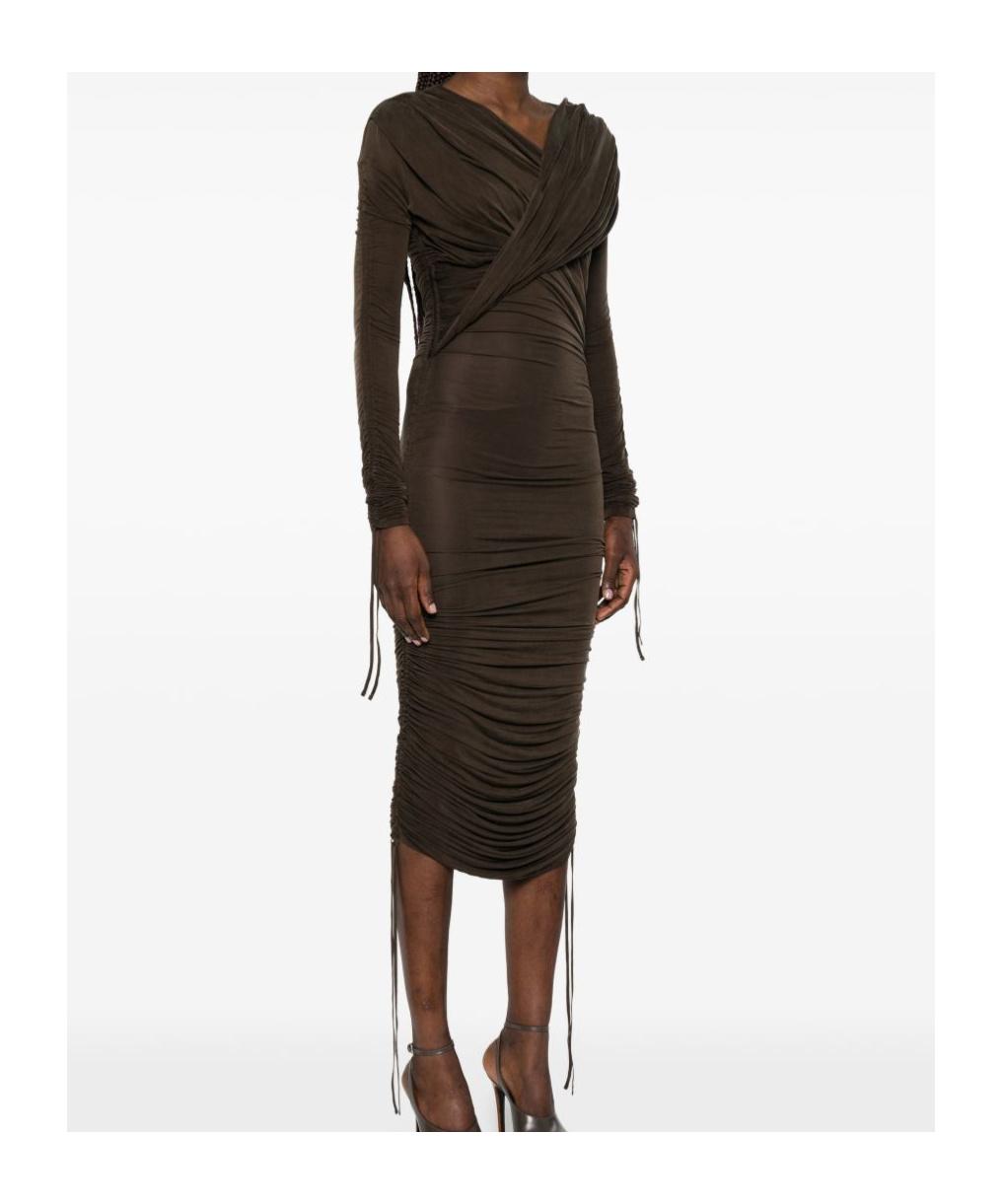 calvin klein dress brown Calvin Klein Size Medium Brown Dress