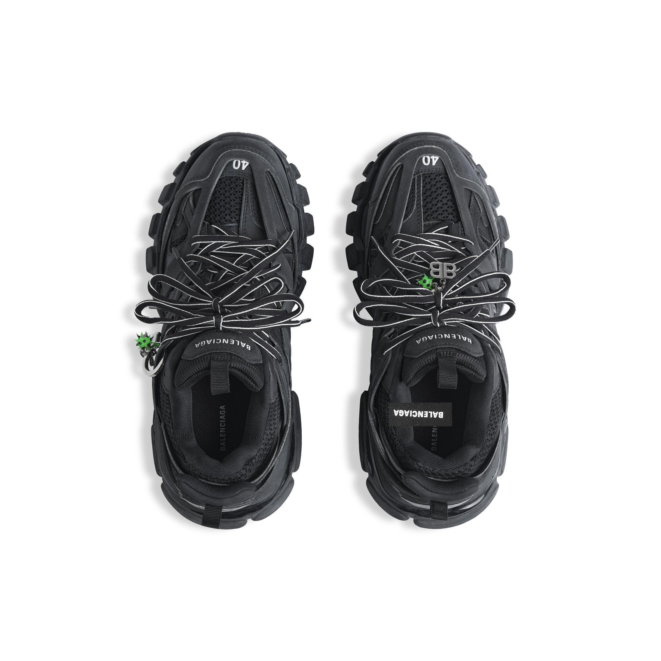 Balenciaga Track Charms Sneakers in Black for Men | Lyst UK