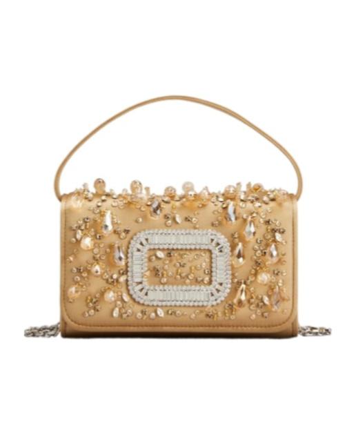 Roger Vivier Pilgrim Micro Tote Bag in Metallic | Lyst