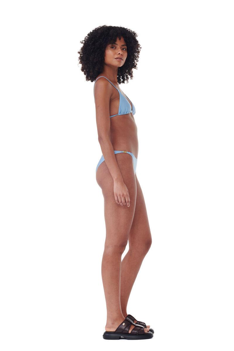 アウターその他 Ganni \"Blue String\" bikini top Light Blue Glacier Lake Blue String Bikini Top | GANNI FI