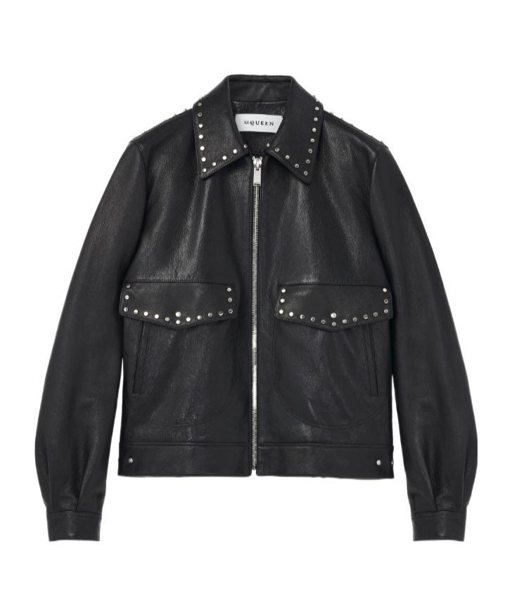 ジャケット alexander mcqueen JACKET (757623QJAAC 1000) Alexander McQueen Leather jacket | Men's Clothing | Vitkac