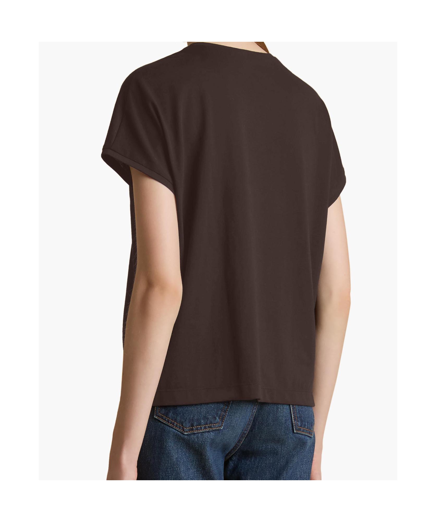 【関税込み】KHAITE ブラウン Devra Tシャツ Devra Top in Dark Brown – KHAITE