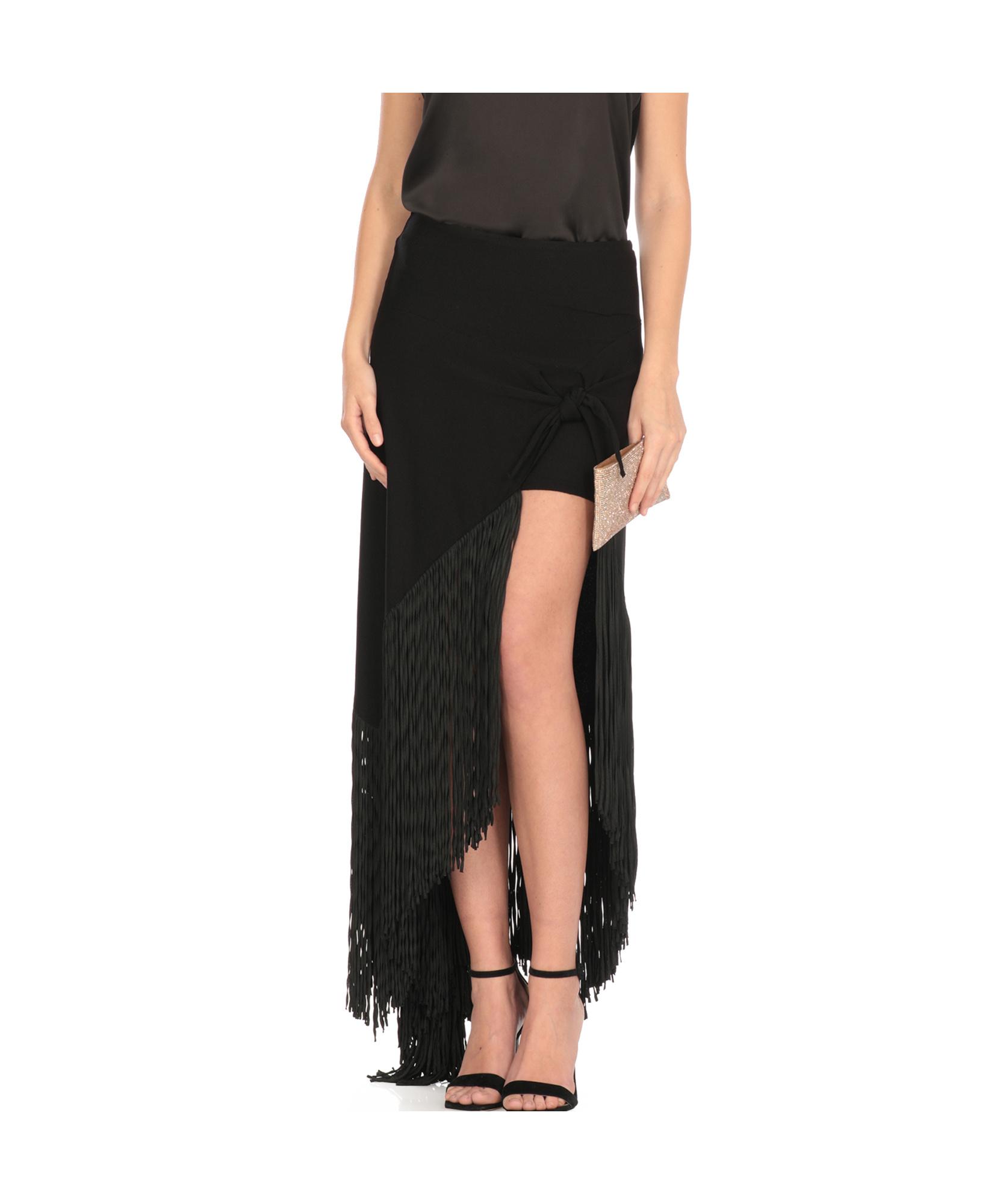 スカート PHILOSOPHY DI LORENZO SERAFINI Woman Skirt Black Philosophy Di Lorenzo Serafini Mid-length skirts for Women
