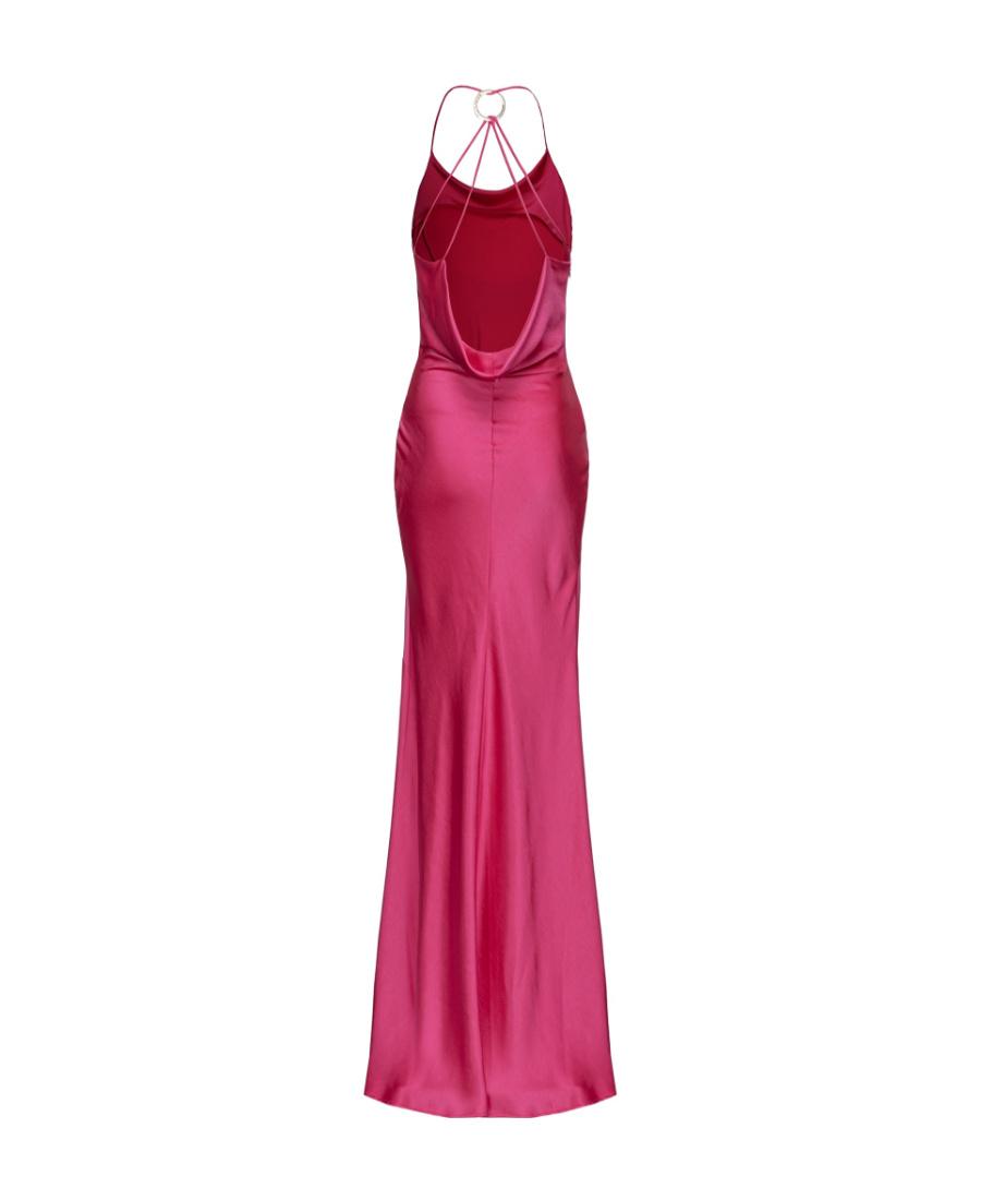 ワンピース PINKO SS25 OCA TUTA SATIN rosso corallo (104993 A2GZN53) Tuta satin Oca - PINKO | DUEPISTUDIO