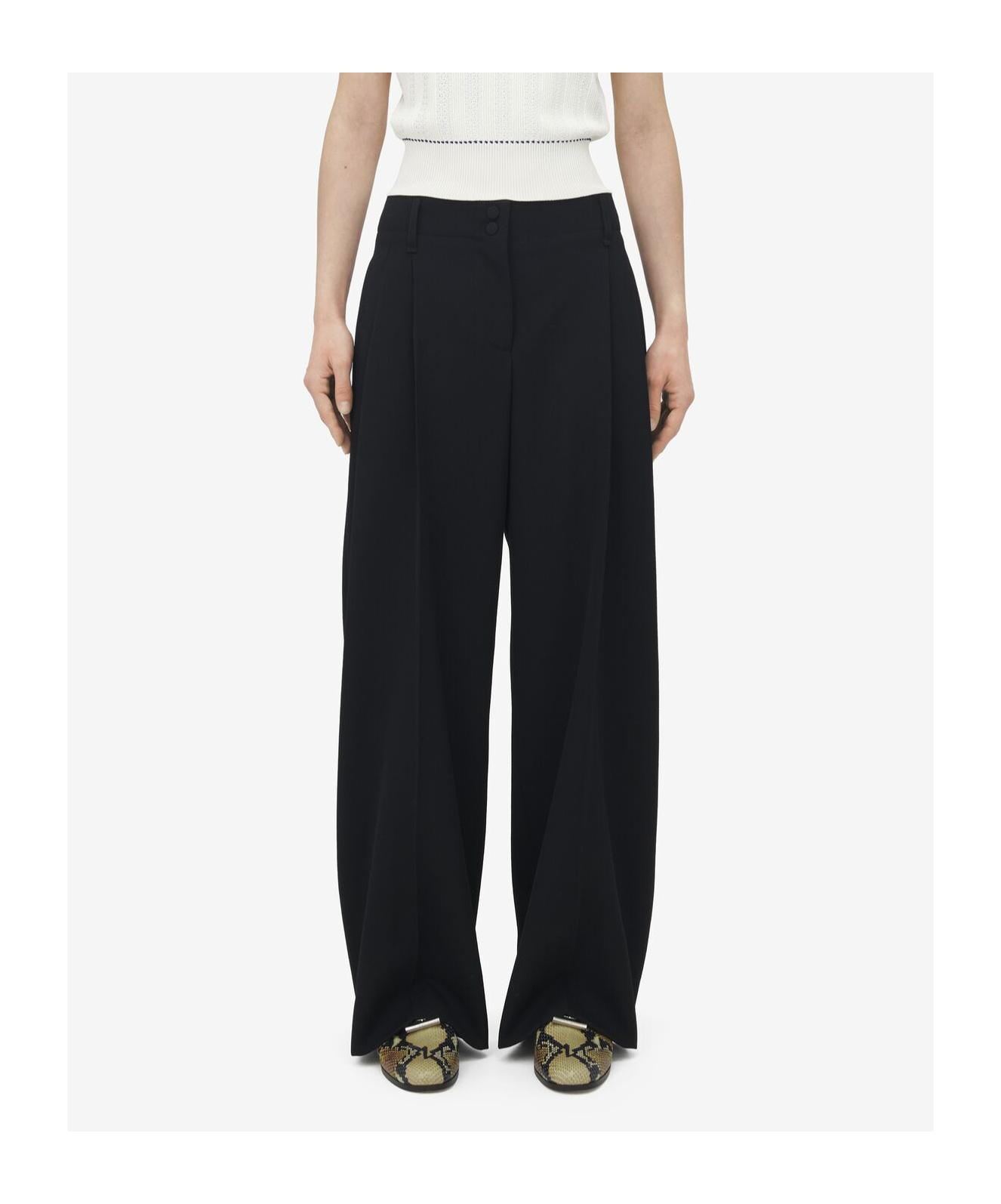 パンツ ALEXANDER MCQUEEN Woman Pants Black 757598QZAJL 1000 Alexander McQueen woman's pants Black Side Zipper legs Size