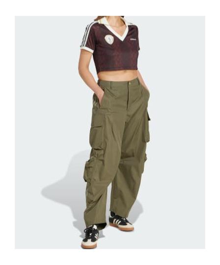 【ADIDAS】Retro Sports Cricket Inspired Cropped Jersey - N adidas Originals Retro Sports Cricket-Inspired Cropped