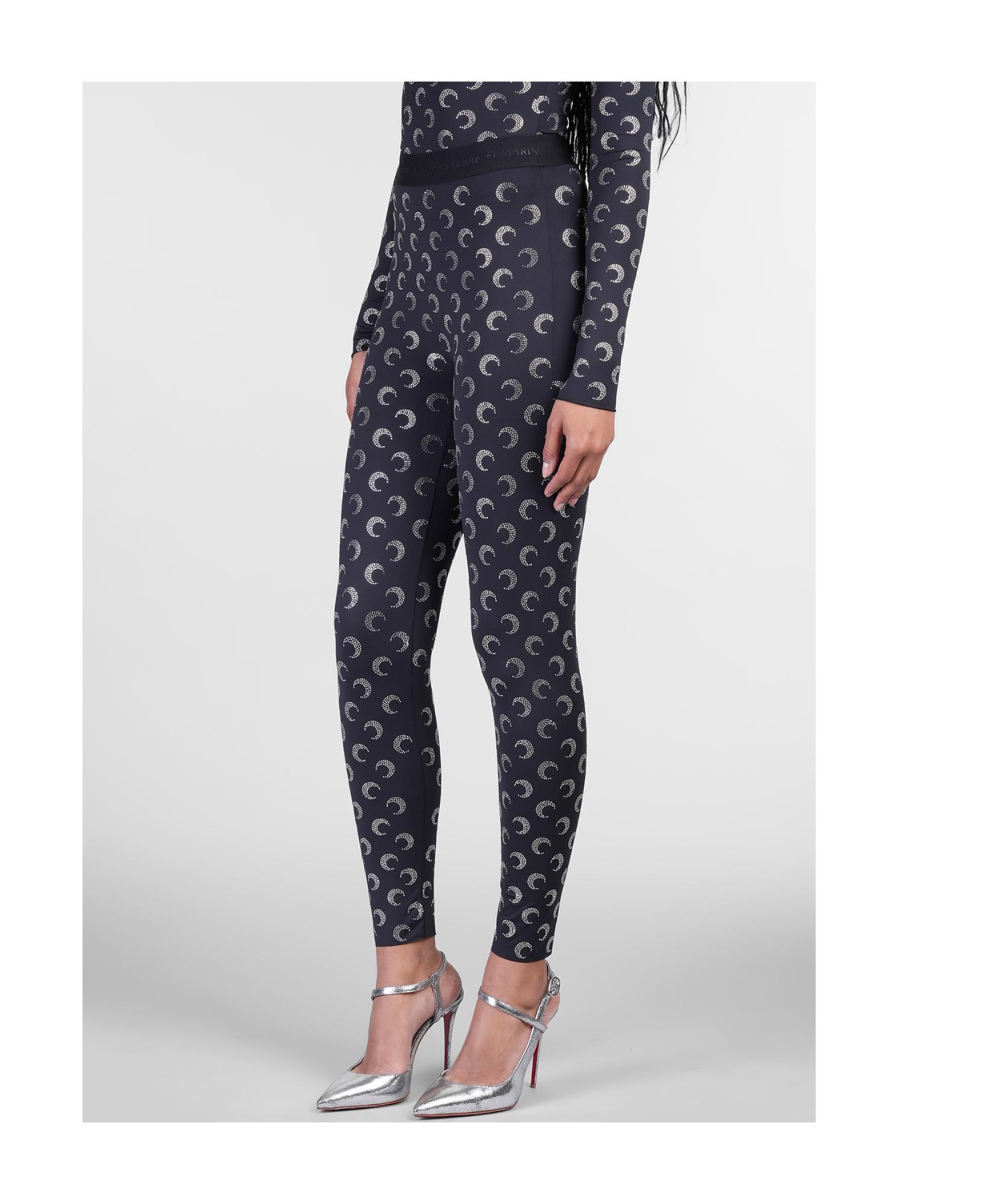 スパッツ・レギンス MARINE SERRE | TROMPE L'OEIL CYCLING SHORTS LEGGINGS BROWN MARINE SERRE | TROMPE L'OEIL CYCLING SHORTS LEGGINGS BROWN