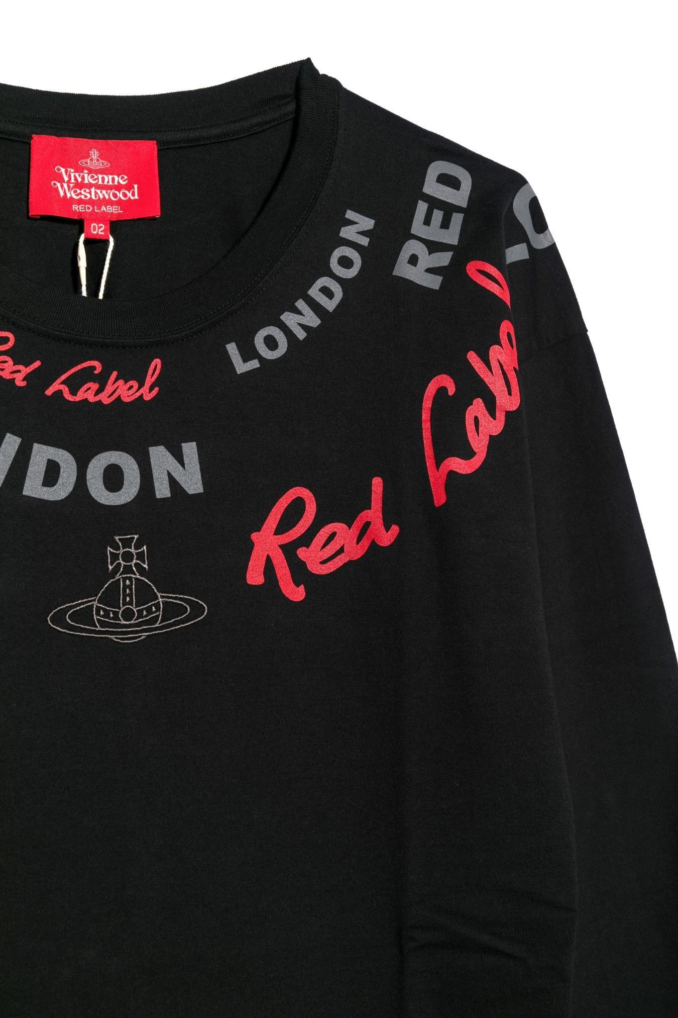 トップス Vivienne Westwood RED LABEL Long Sleeve Vivienne Westwood RED LABEL Long Sleeve T-Shirt Cat Size 2 fashion