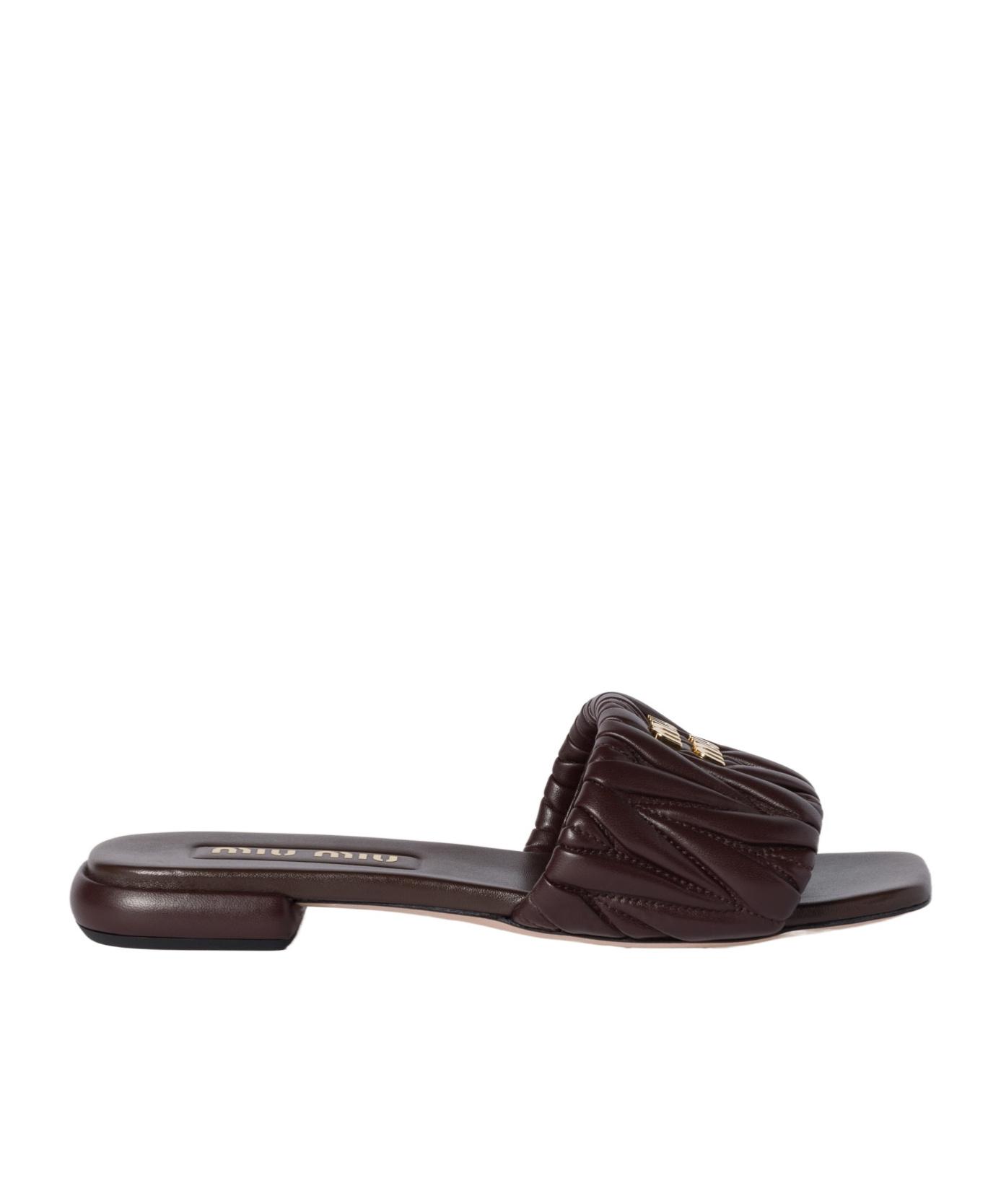 Miu Miu Flat sandals for Women | Online Sale up to 39% off