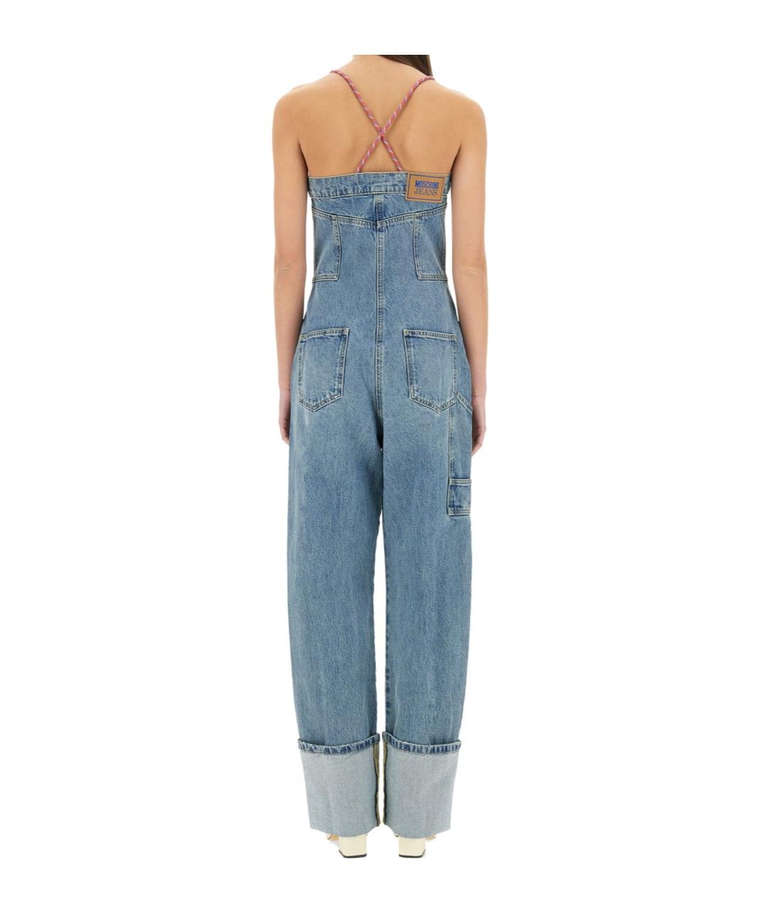 オールインワン・サロペット MOSCHINO JEANS Woman Jumpsuits Denim 04293217 1295 Blue Moschino Jumpsuits and rompers for Women | Lyst