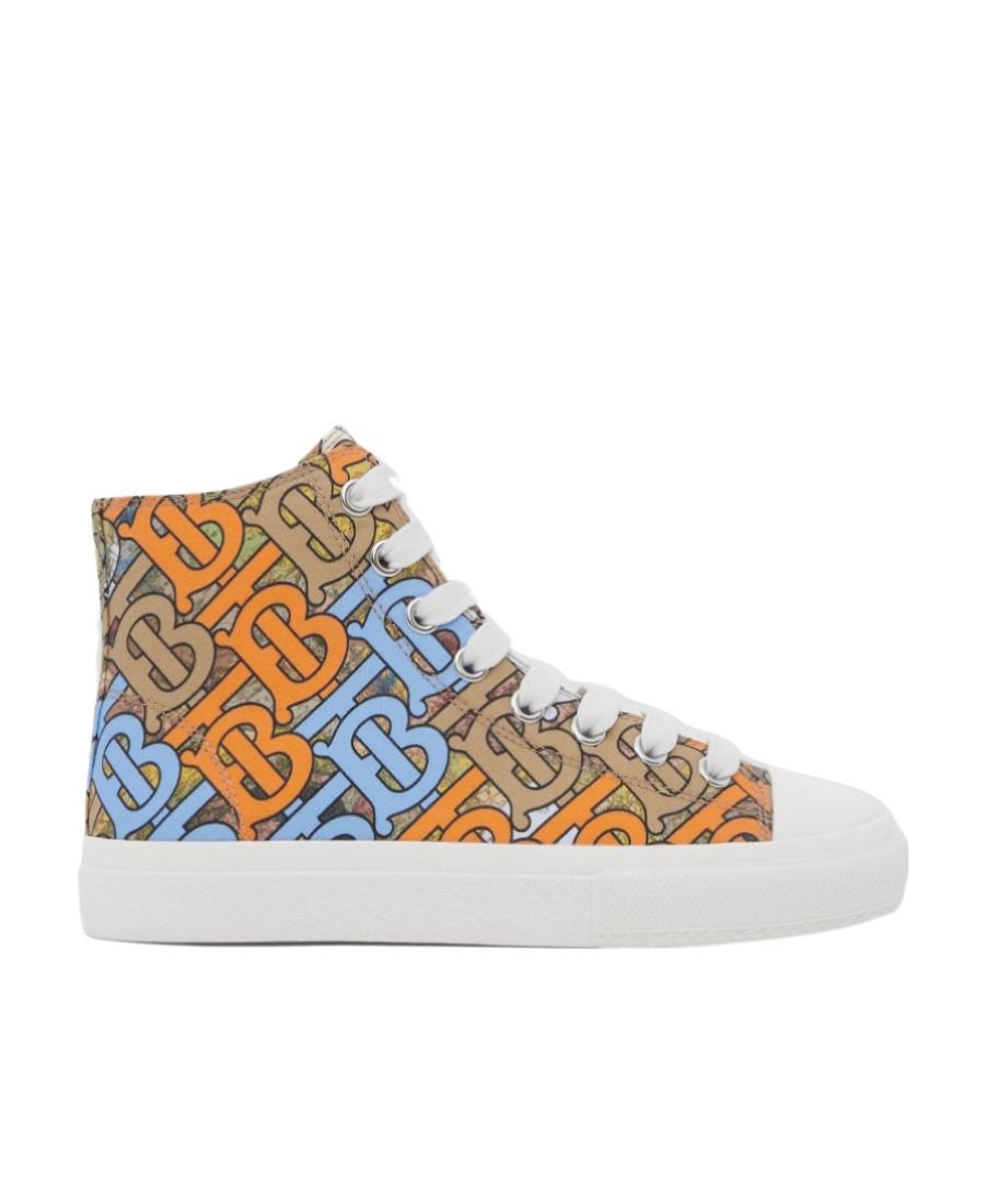 スニーカー BURBERRY HIGH-TOP SNEAKERS BURBERRY SNEAKERS MAN HI TOP SCARPE SHOES HERRENSHUHE