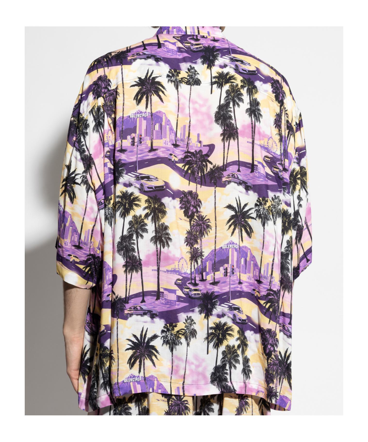 Balenciaga Hawaiian Camp Shirt for Men | Lyst