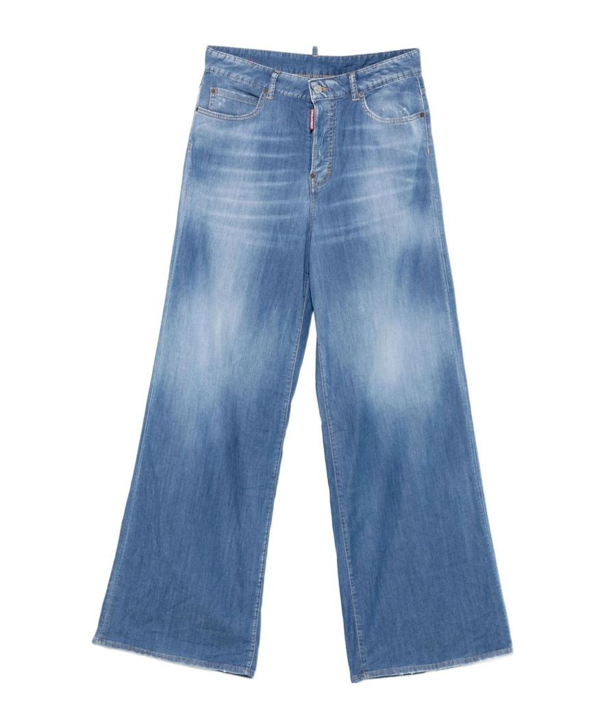 DSquared² Summer Lovers Medium Wash Traveller Jeans in Blue