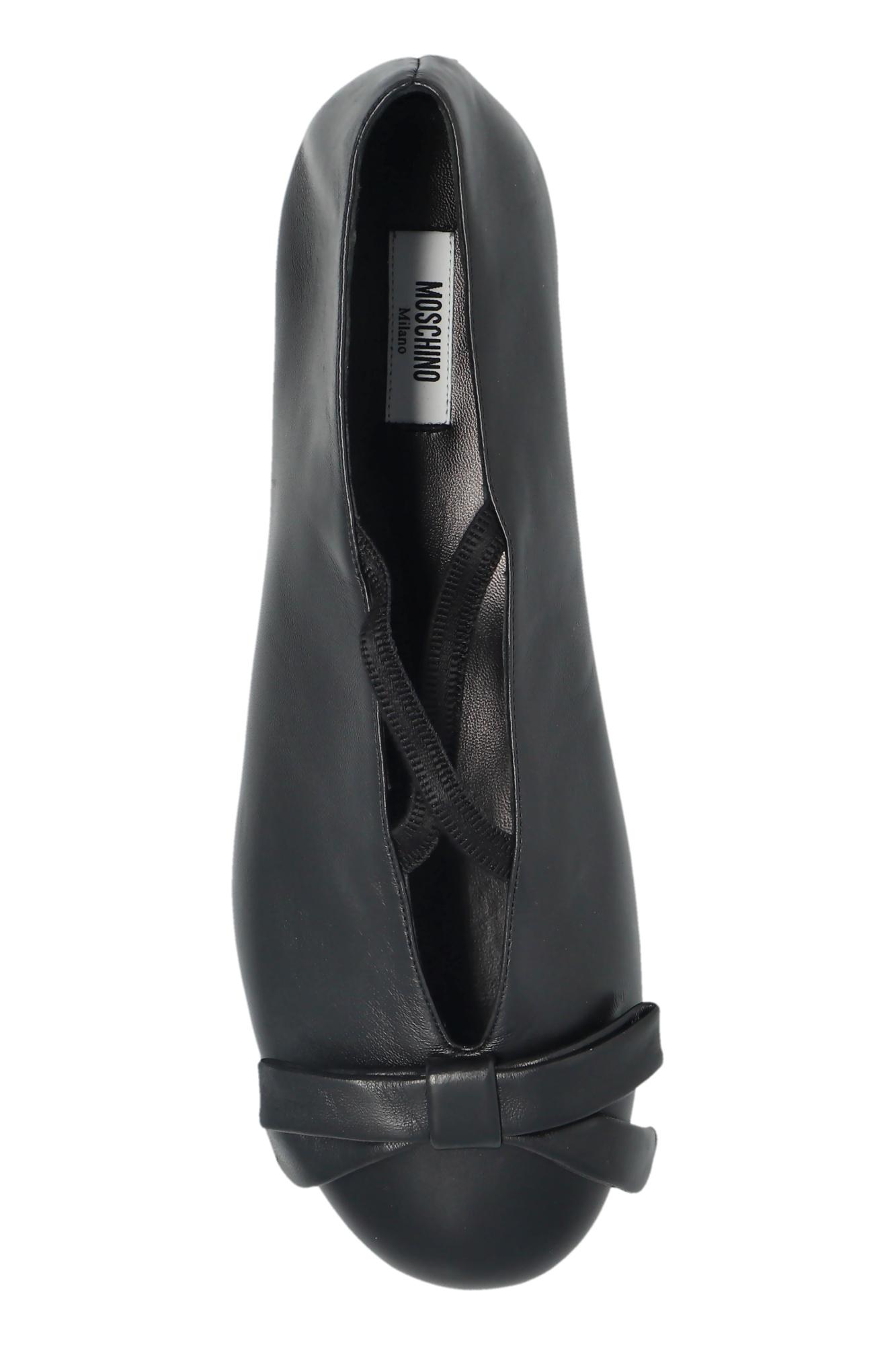 フラットシューズ MOSCHINO COUTURE Woman Flat shoes Black MA10704C1MMJ0 000 LOVE MOSCHINO: Shoes woman - Black | Love Moschino loafers