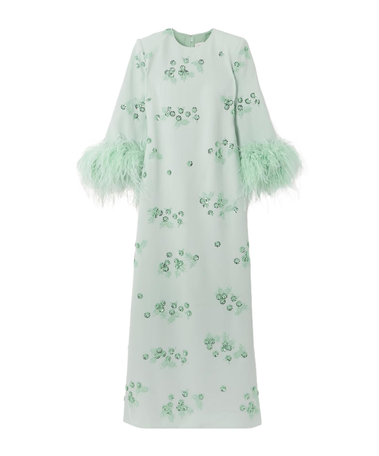 kim kardashian green velvet dress wearing Gucci and Tom Ford Sandals waist_28 main image 1