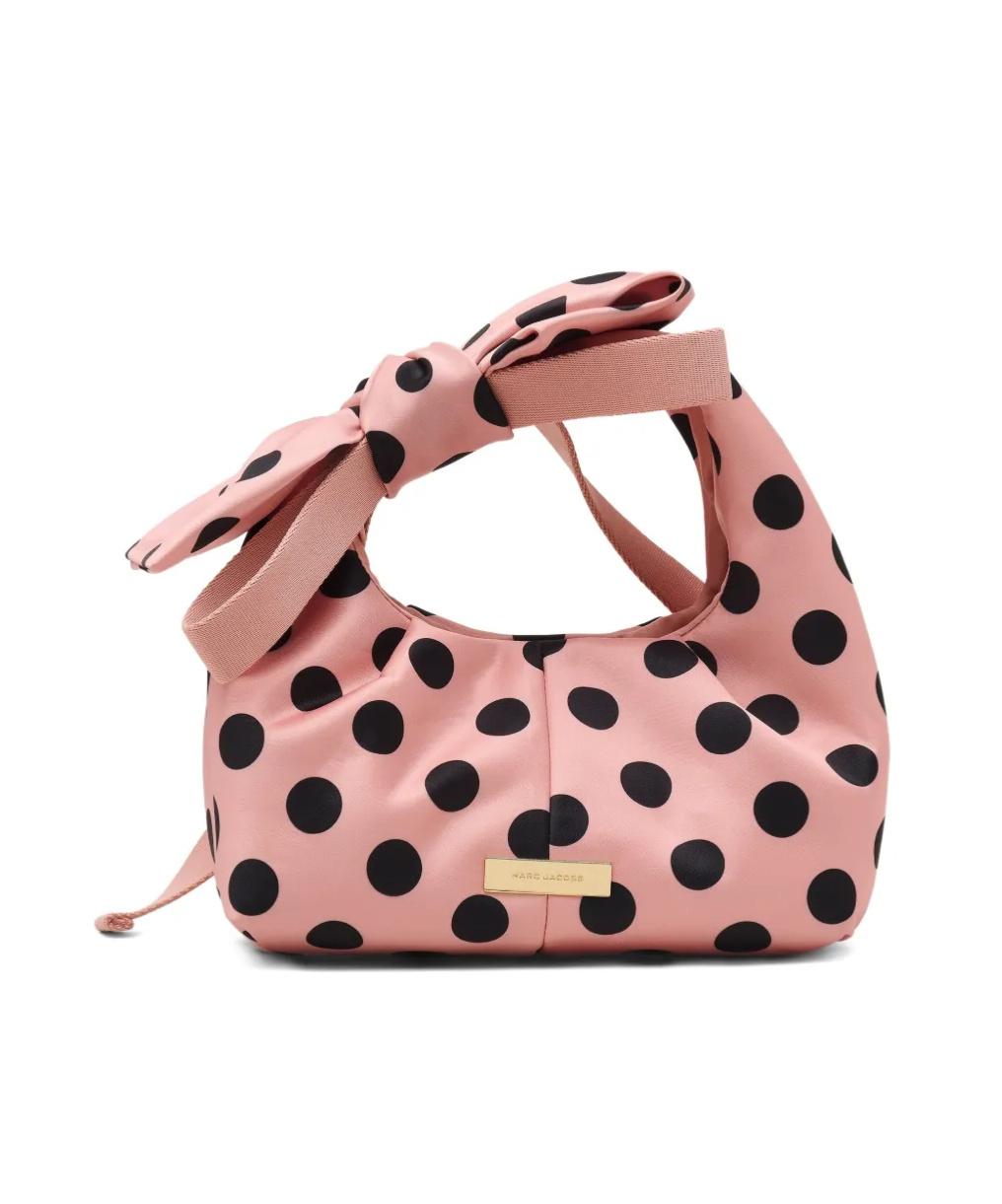 Marc Jacobs The Satin Dot Bow Sack Bag in Pink | Lyst