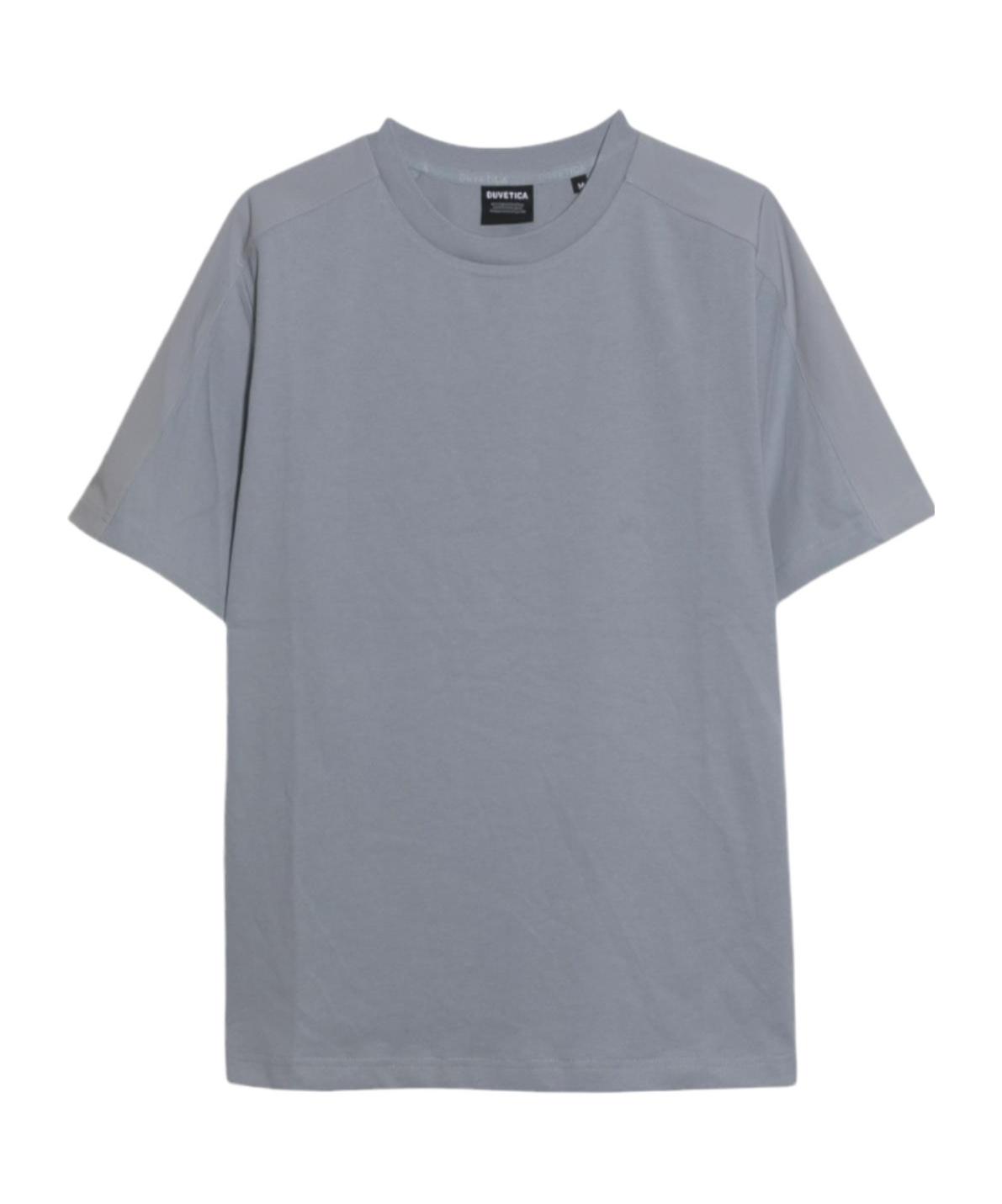Tシャツ・カットソー DUVETICA Loangorite Sand Men's Short Sleeve T-shirt V-24F-VU Wholesale Men Fashion Casual Solid Color Long Sleeve V Neck
