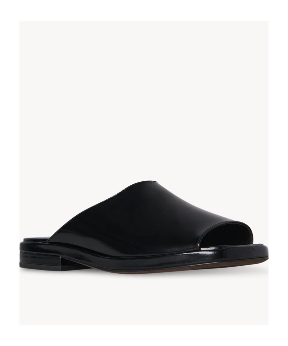 The Row Emi Sandals in Black | Lyst