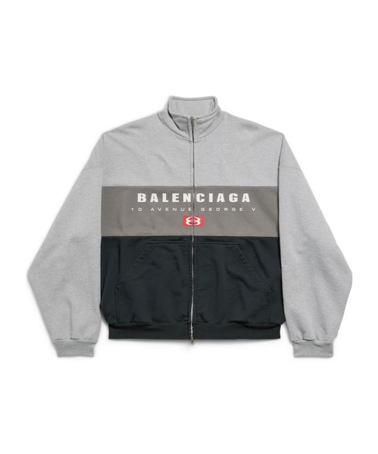 Balenciaga Unity Sport Zip-Up Jacket in Gray for Men | Lyst