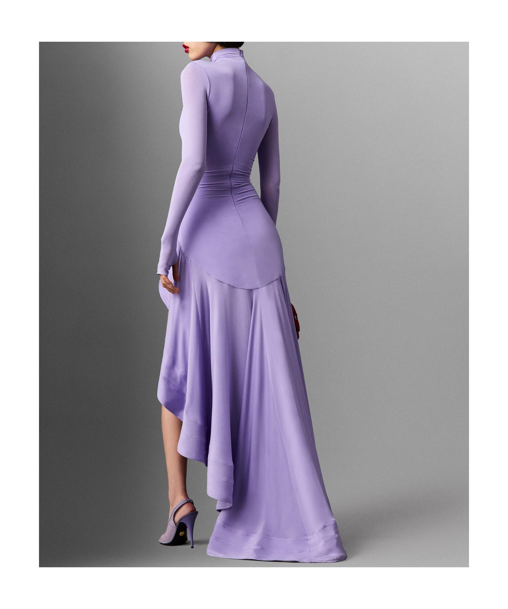 cute birthday dresses for teens Stella McCartney Asymmetric Off-Shoulder Silk Dress  Black  Elara Ivy Co