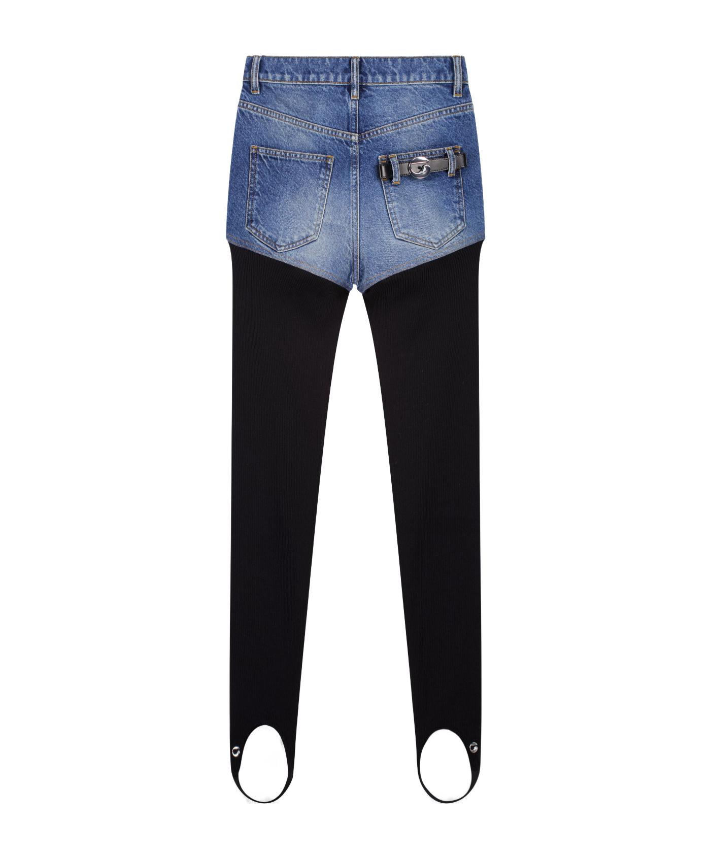 デニム・ジーパン COPERNI 'Hybrid' jeans Blue COPP32F2014 Coperni Hybrid Jeans | Blue | FARFETCH