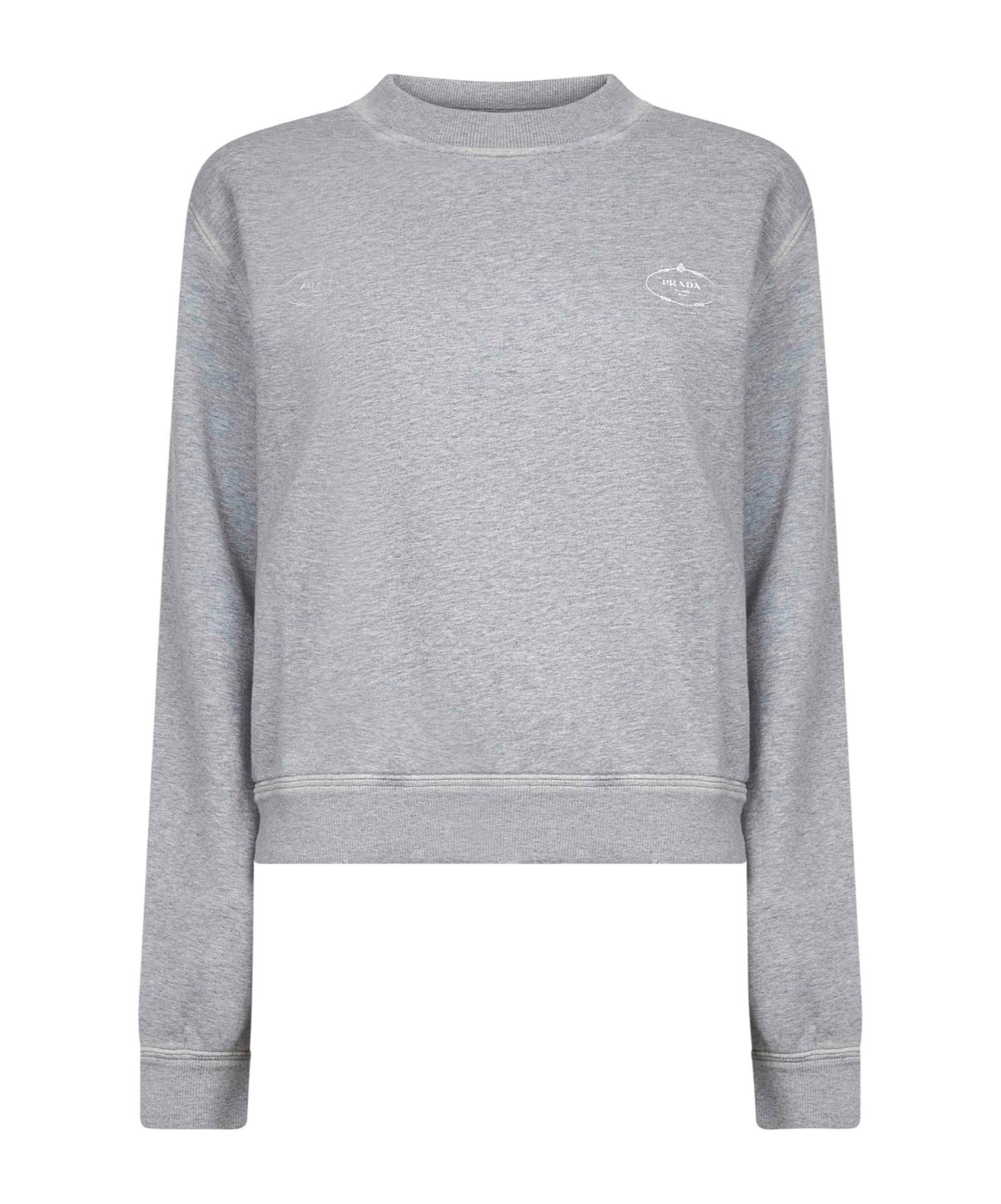 ◇PRENDA◇ PRDA LACE BIG PATCH OFFSHOULDER SWEATSHIRT HEATHE Vera Off Shoulder Oversized Sweatshirt - Heather Grey | Parallel