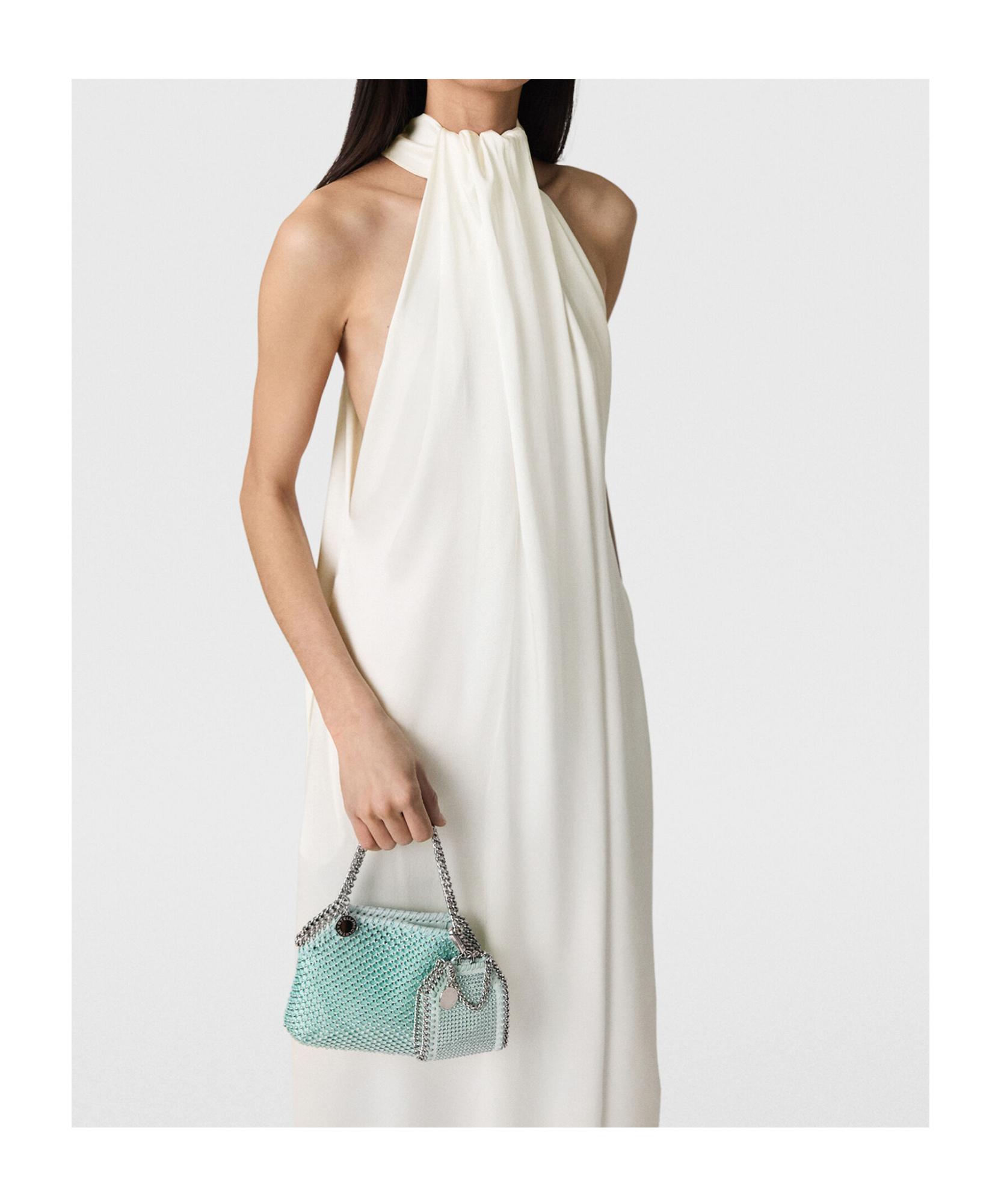 Stella McCartney Halterneck Panel Maxi Dress in White | Lyst Stella McCartney Halterneck Panel Maxi Dress in White | Lyst