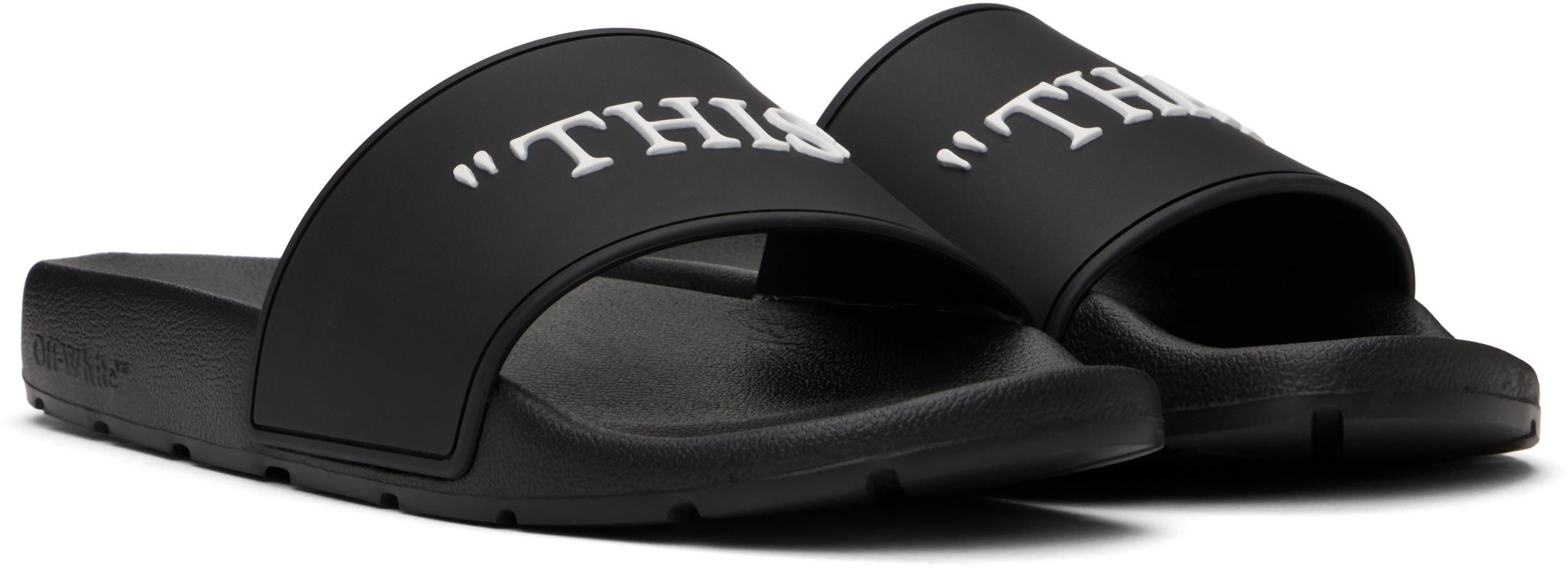サンダル OFF WHITE Men Sandals OMIC018S24MAT0011010 Black Off-White slippers - Black - Men | OMIC018S24MAT0011010