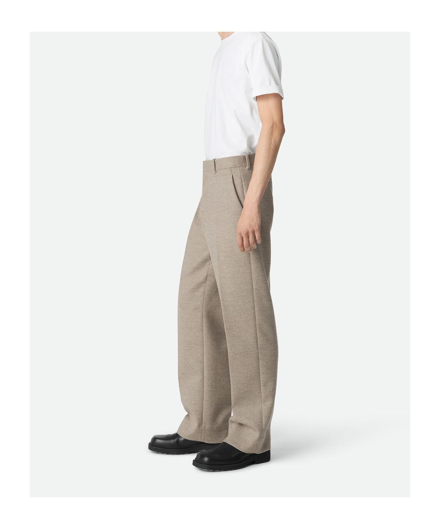 【送料&関税込】Bottega Veneta Virgin Wool Trousers BOTTEGA VENETA | Straight Leg Wool Pants | Men | Lane Crawford