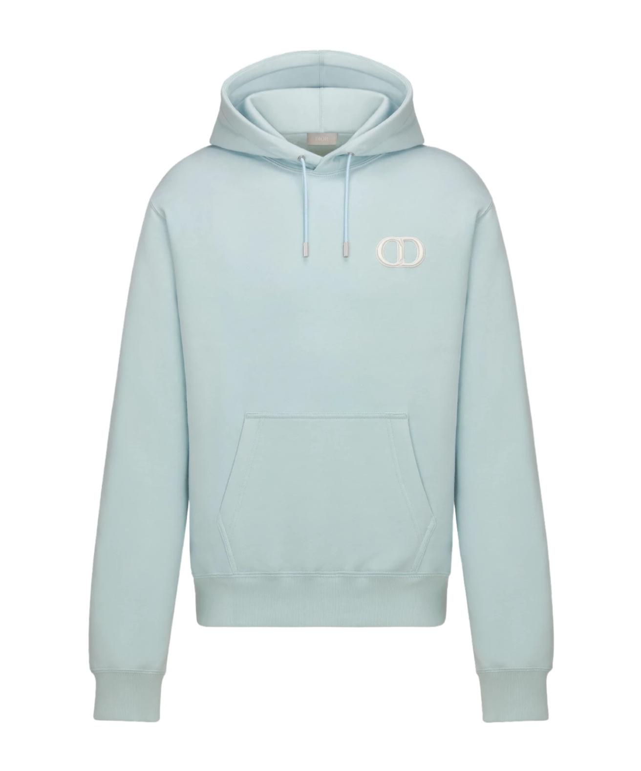 Dior Cd Icon Hooded Sweatshirt in Blue for Men | Lyst