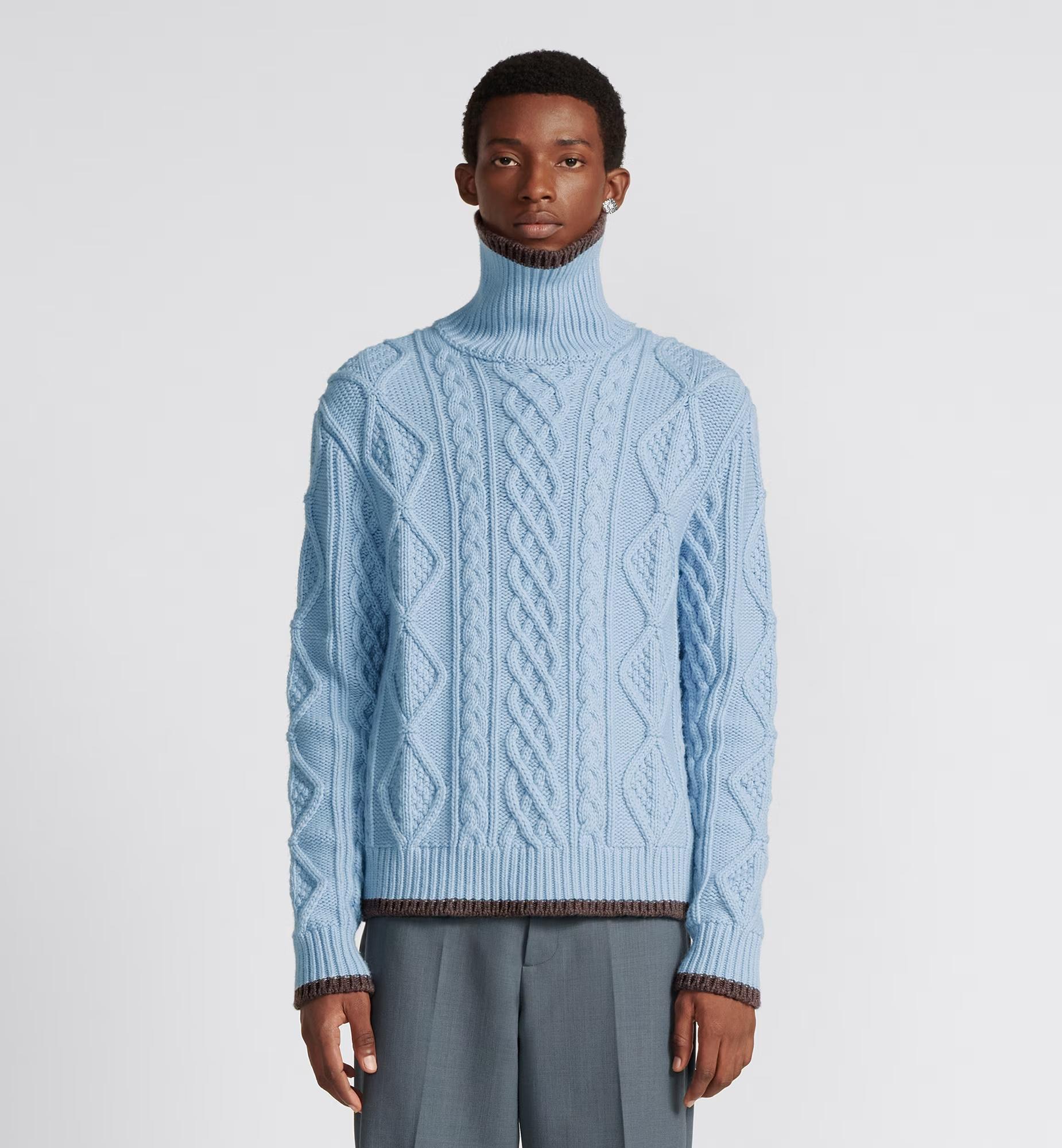 Dior Cd Diamond Sweater in Blue for Men Lyst