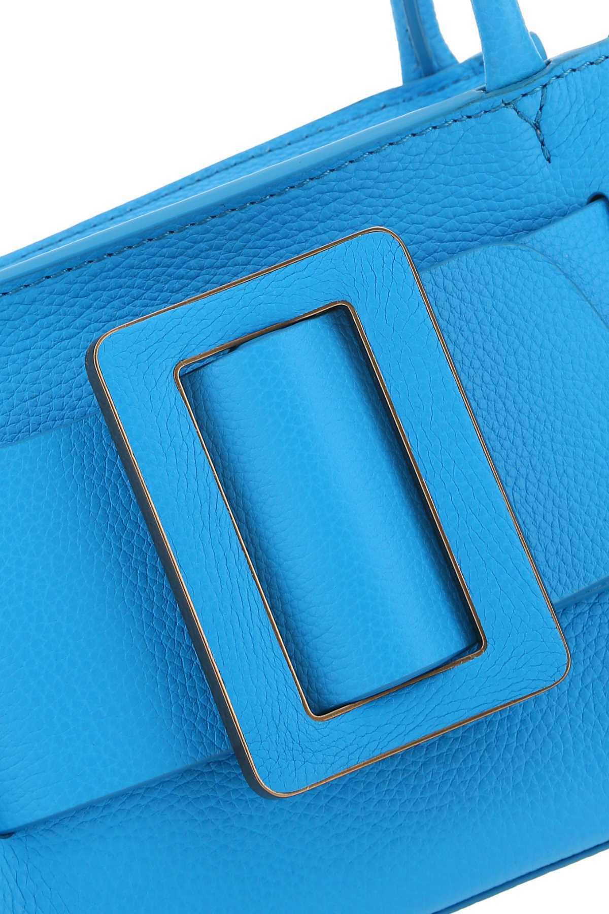 トートバッグ BOYY Light Blue Leather Bobby 18 Soft Shoulder Bag Bobby 18, Epsom – BOYY