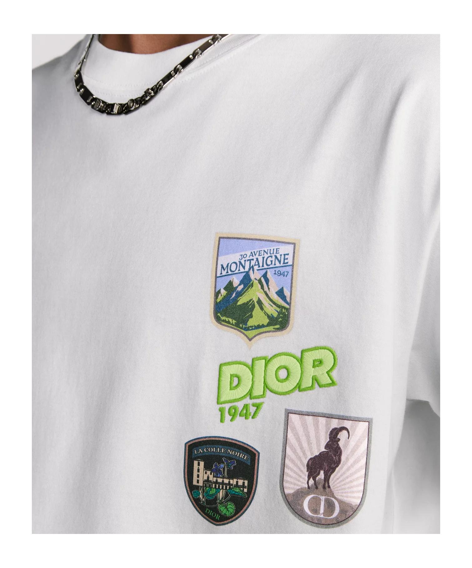 Dior Mountain T-Shirt, Relaxed Fit in White for Men | Lyst