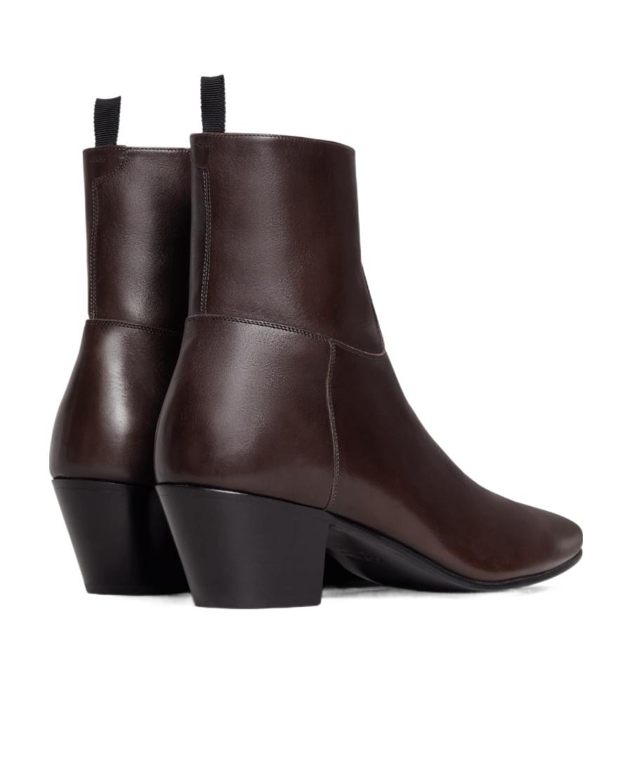 Celine Jacno Zipped Boot in Brown for Men | Lyst