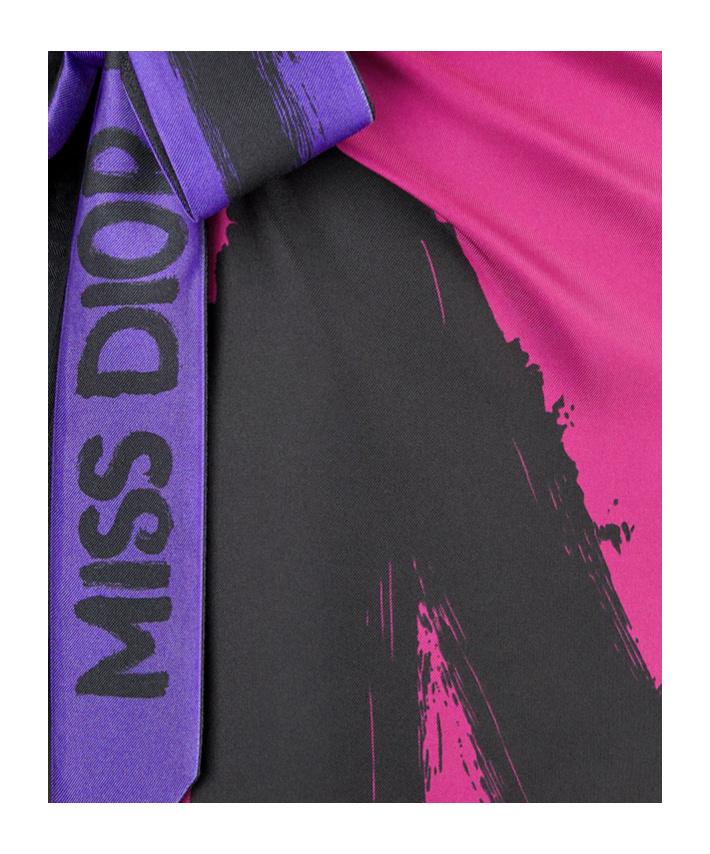 【可愛い/ロゴ♪】Miss Dior Graffiti ベルト Miss Dior Graffiti Belt Black