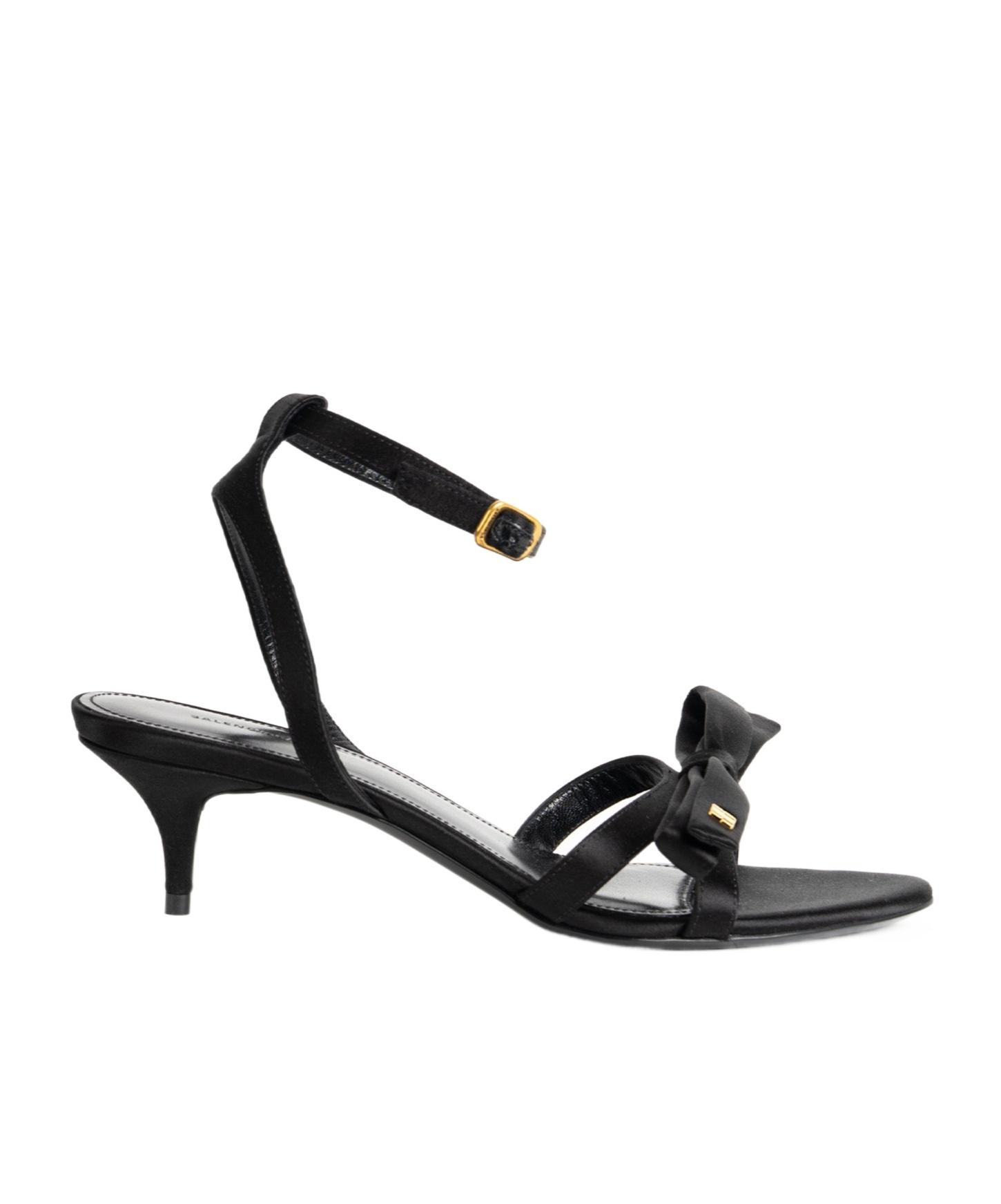 BALENCIAGA City Leather Block-Heel Sandals ヒール サンダル Balenciaga Sandal heels for Women | Online Sale up to 58