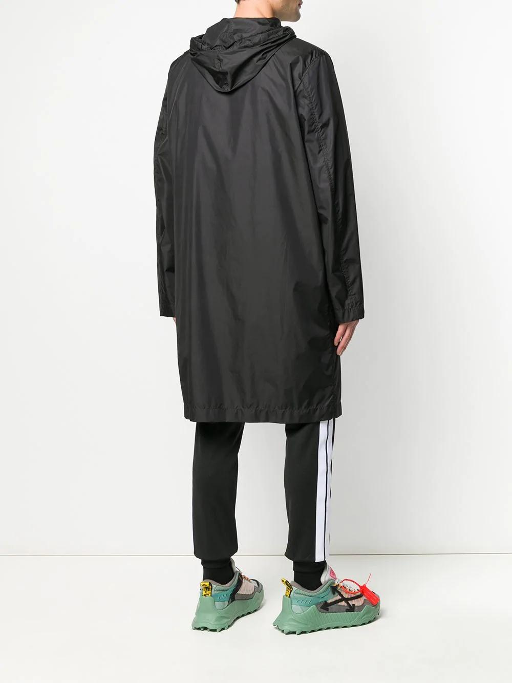 Off-White c/o Virgil Abloh Mid-Length Zipped Raincoat in