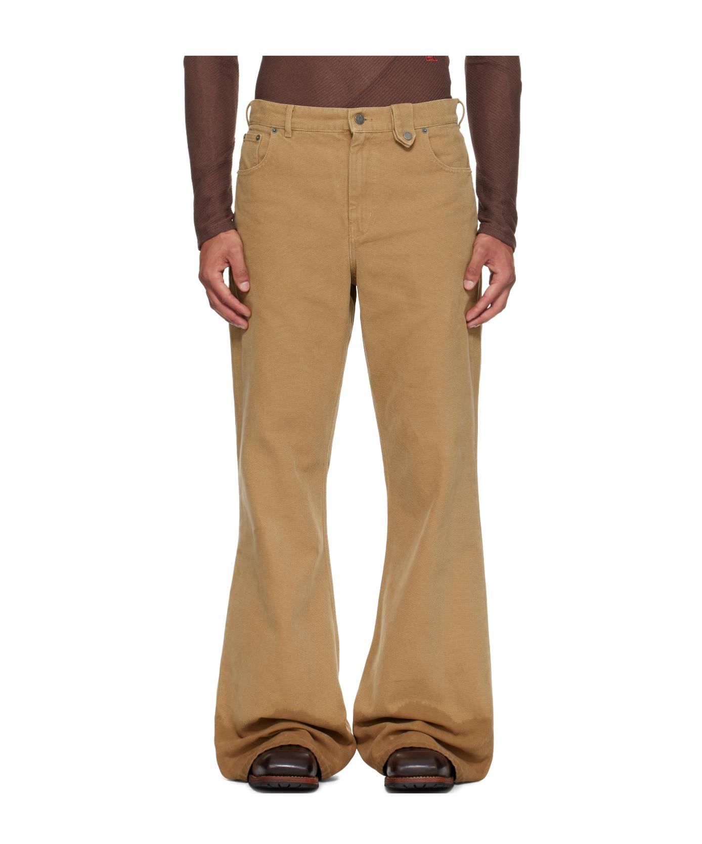 Egonlab Samy Wide Leg Jeans in Natural for Men | Lyst