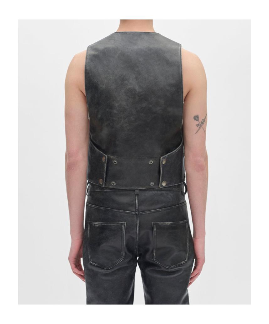 Ann Demeulemeester Albien Classic Waistcoat in Black for Men | Lyst