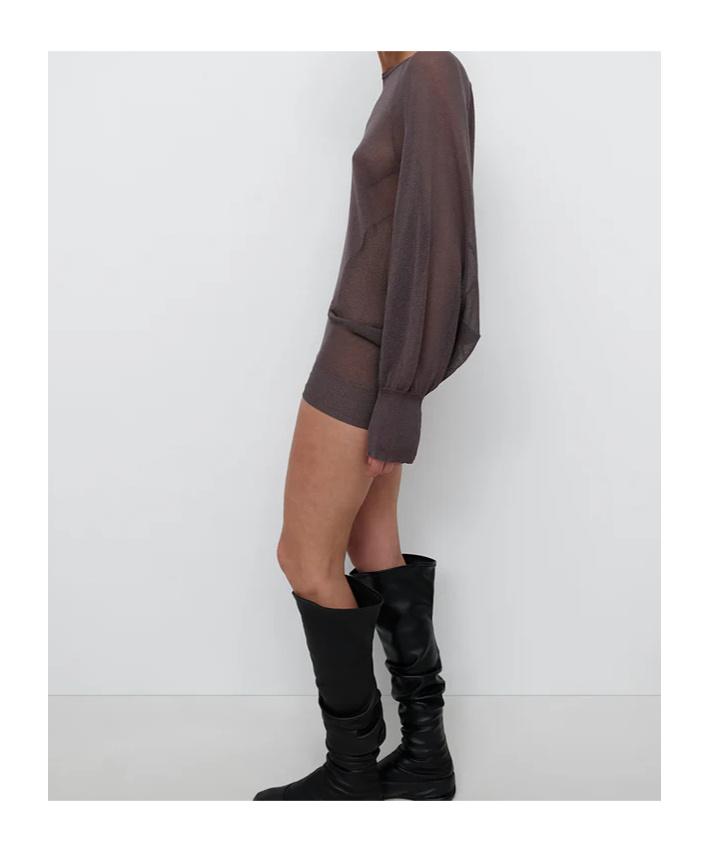 gimaguas safi mini dress Gimaguas Taupe Safi Minidress Gimaguas