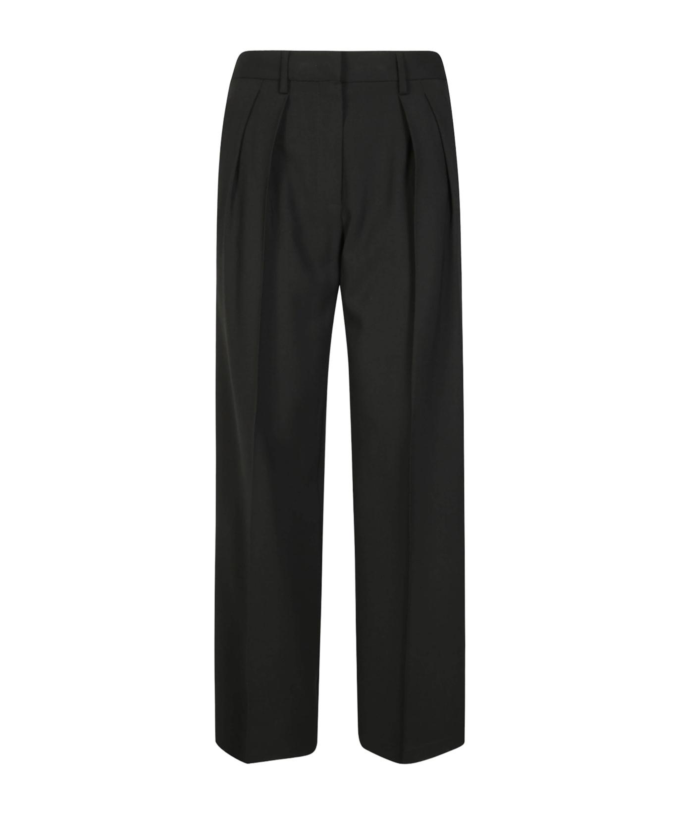 パンツ FORTE FORTE Women Straight Pants 13559MYPANTS8001 BLACK Forte Forte Pants for Women | Online Sale up to 55% off | Lyst