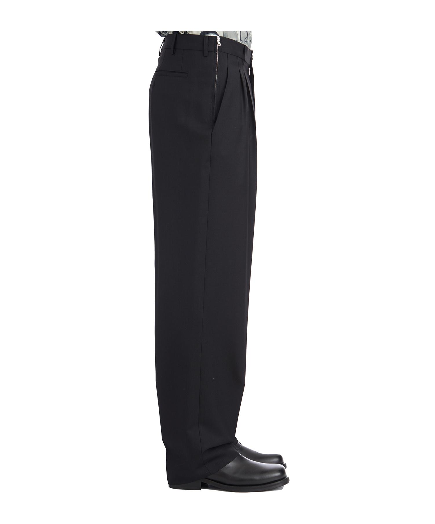 パンツ Magliano 22FW Black Slacks Pants Magliano Double Pleat Straight Pants in Black for Men | Lyst
